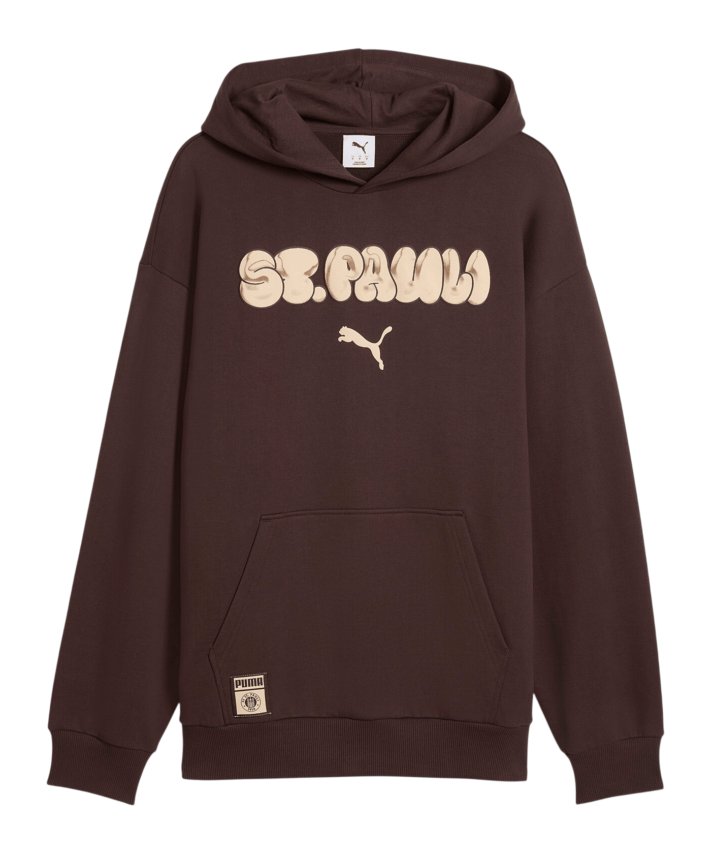 PUMA FC St. Pauli Graphic Hoody Braun F01 - braun