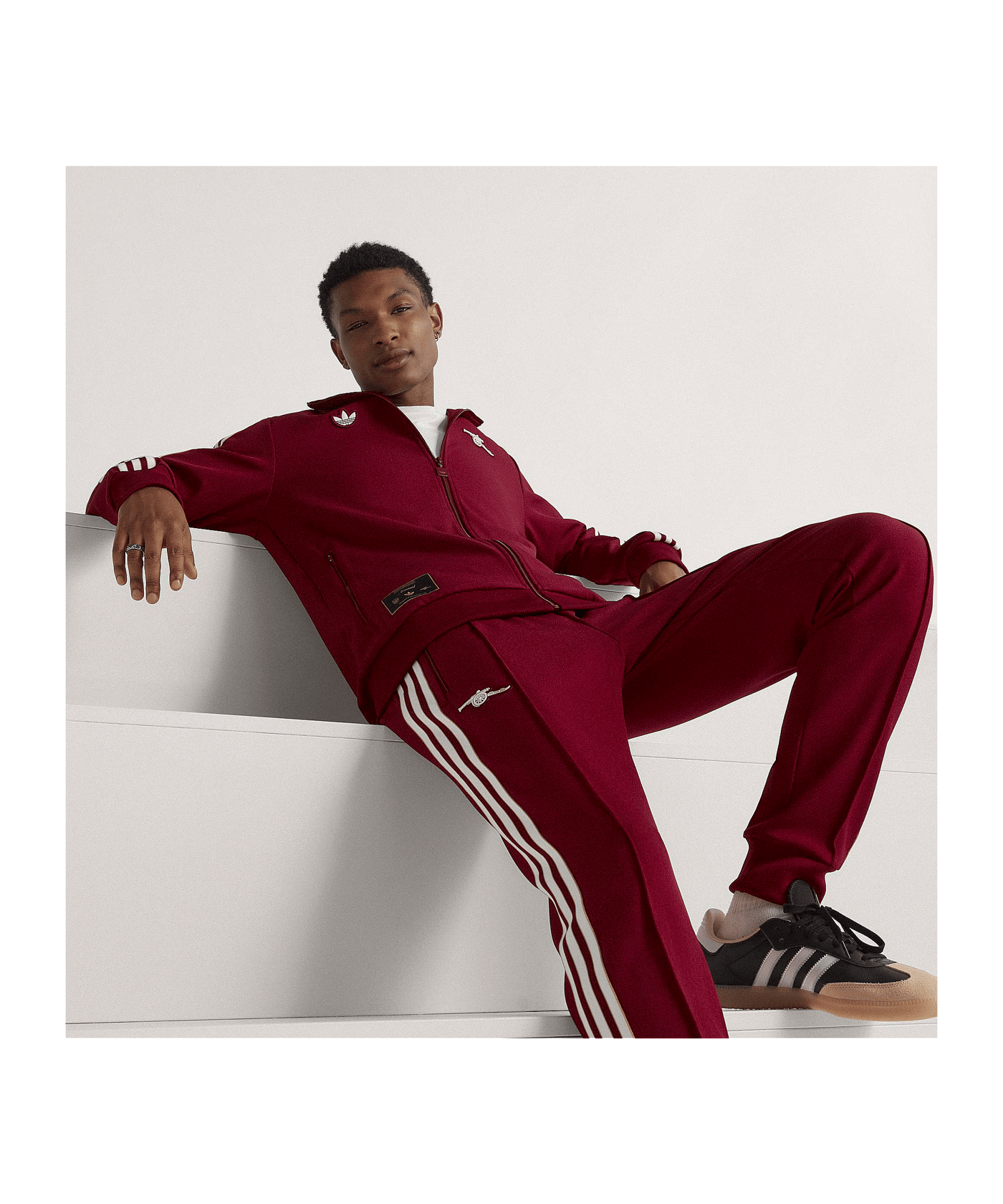 adidas FC Arsenal London Icon Track Hose Rot - rot