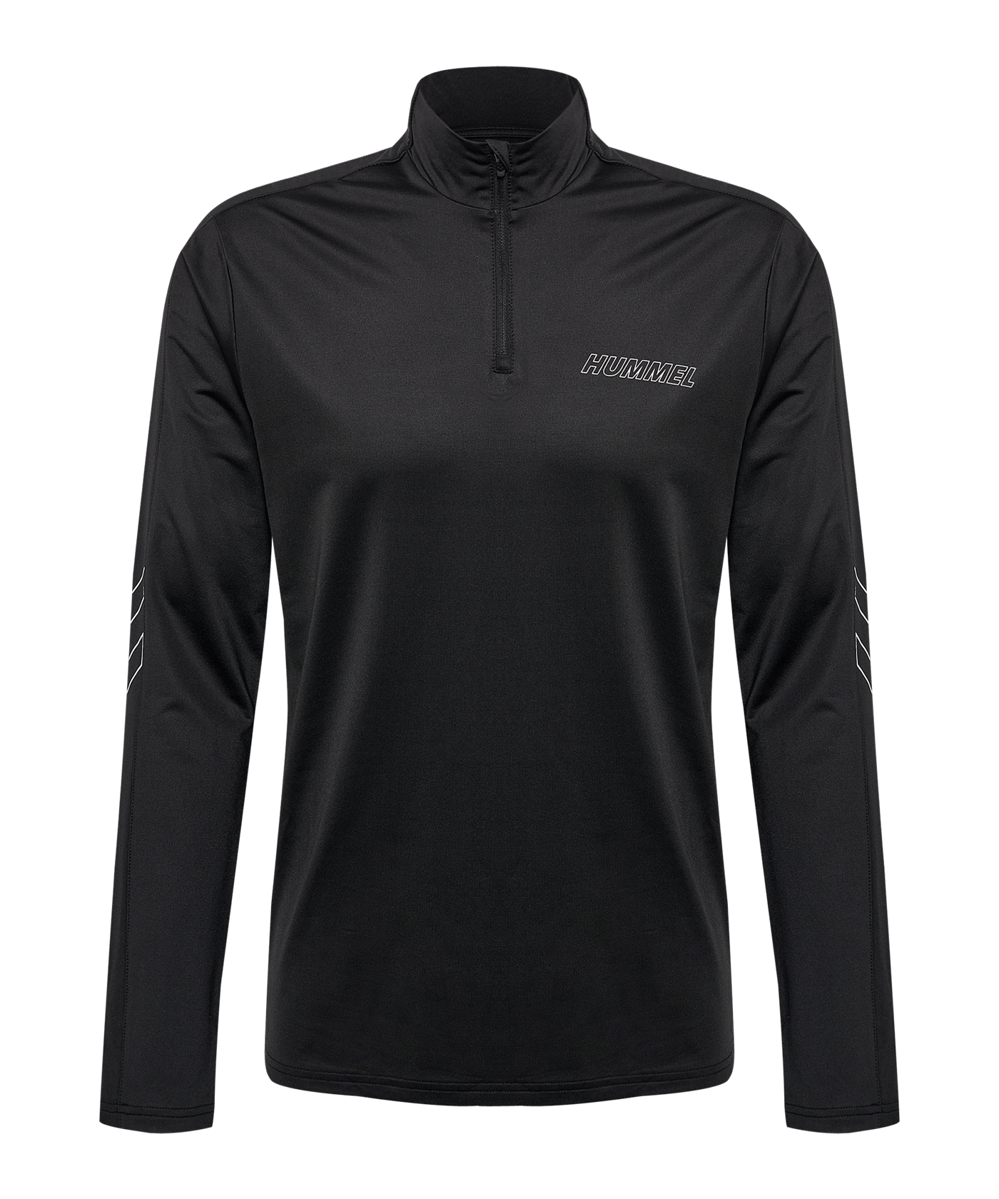 Hummel hmlTE STRENGTH HalfZip Sweatshirt Schwarz F2001 - schwarz