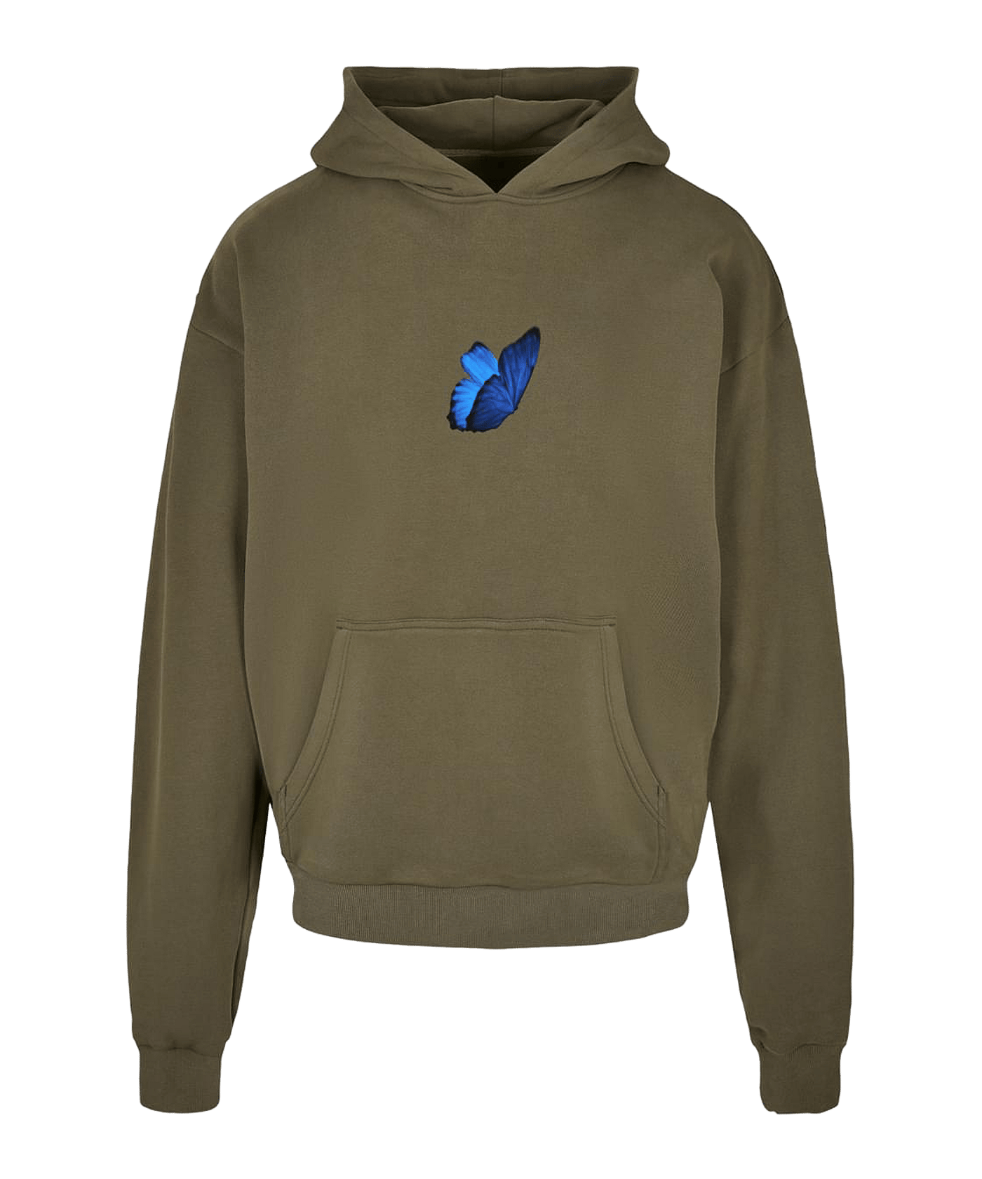 Mister Tee Le Papilloversized Hoody Grün - gruen