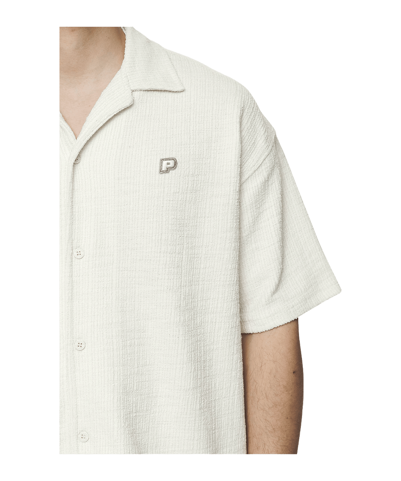 Pegador Libco Structured Knit T-Shirt Beige - beige