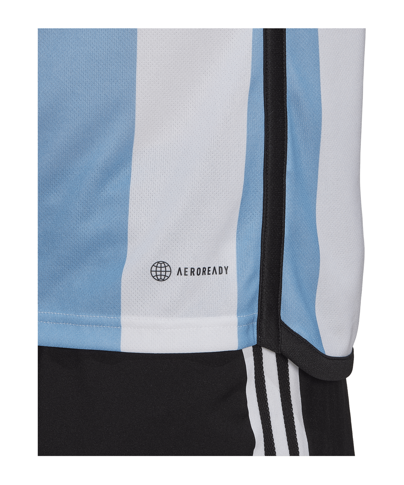 adidas Argentinien Trikot Home WM 2022 Weiss Blau - weiss