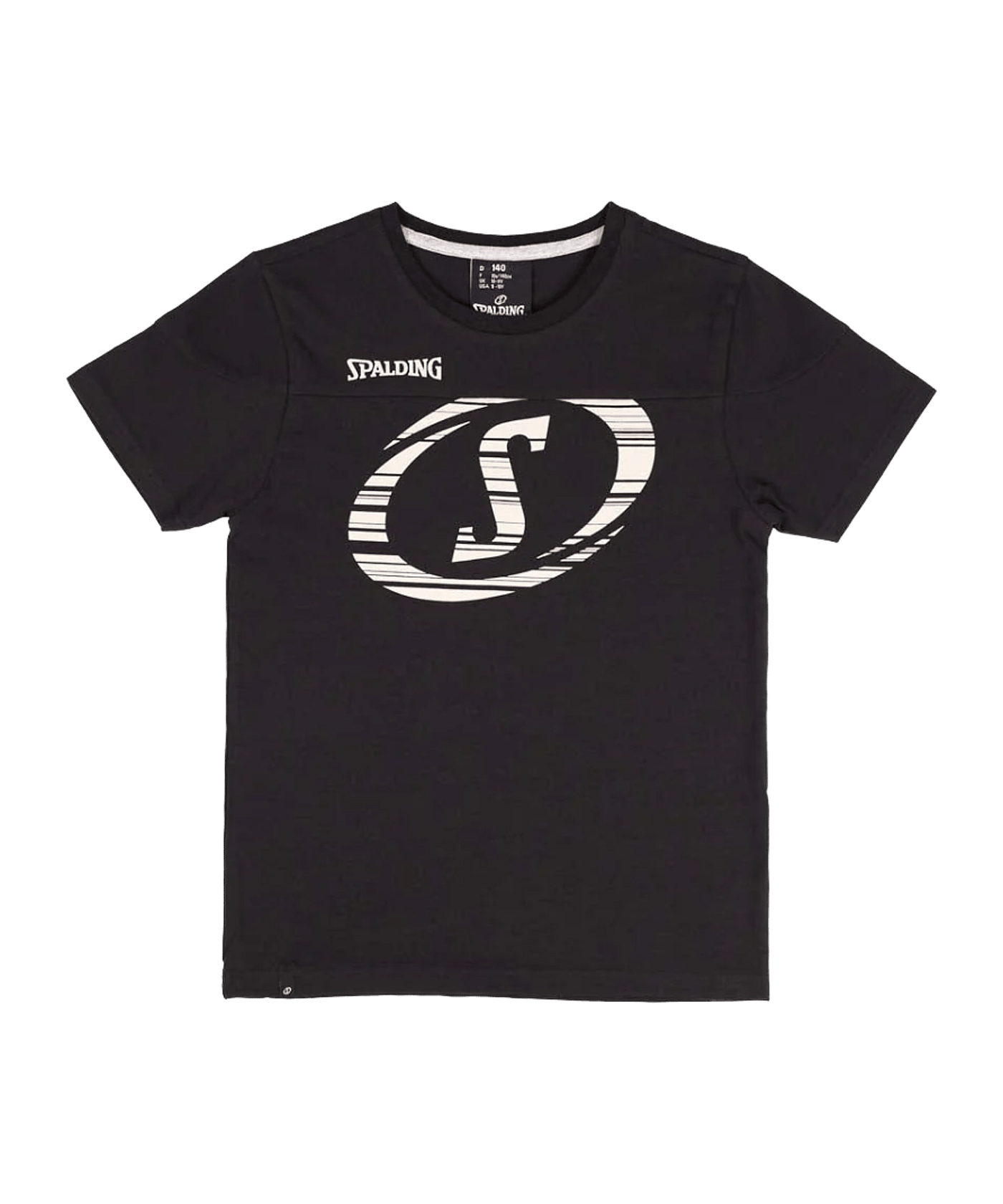 Spalding Fast T-Shirt Schwarz - schwarz