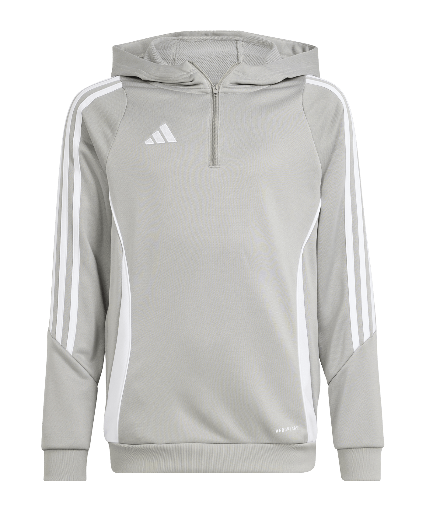 adidas Tiro 24 Training Hoody Kids Grau Weiss - grau