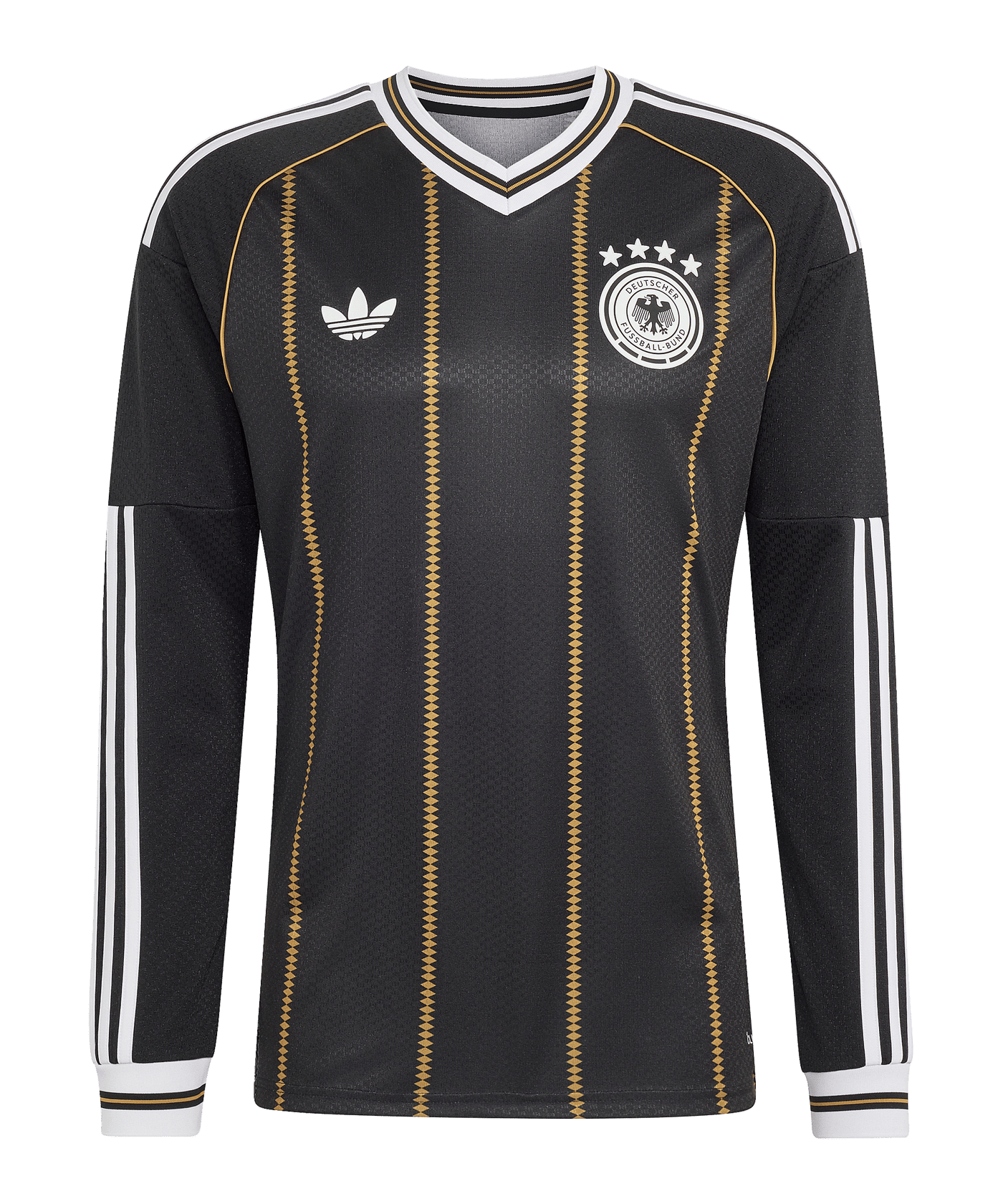 adidas DFB Deutschland Trikot Langarm 3rd 2026 Schwarz - schwarz