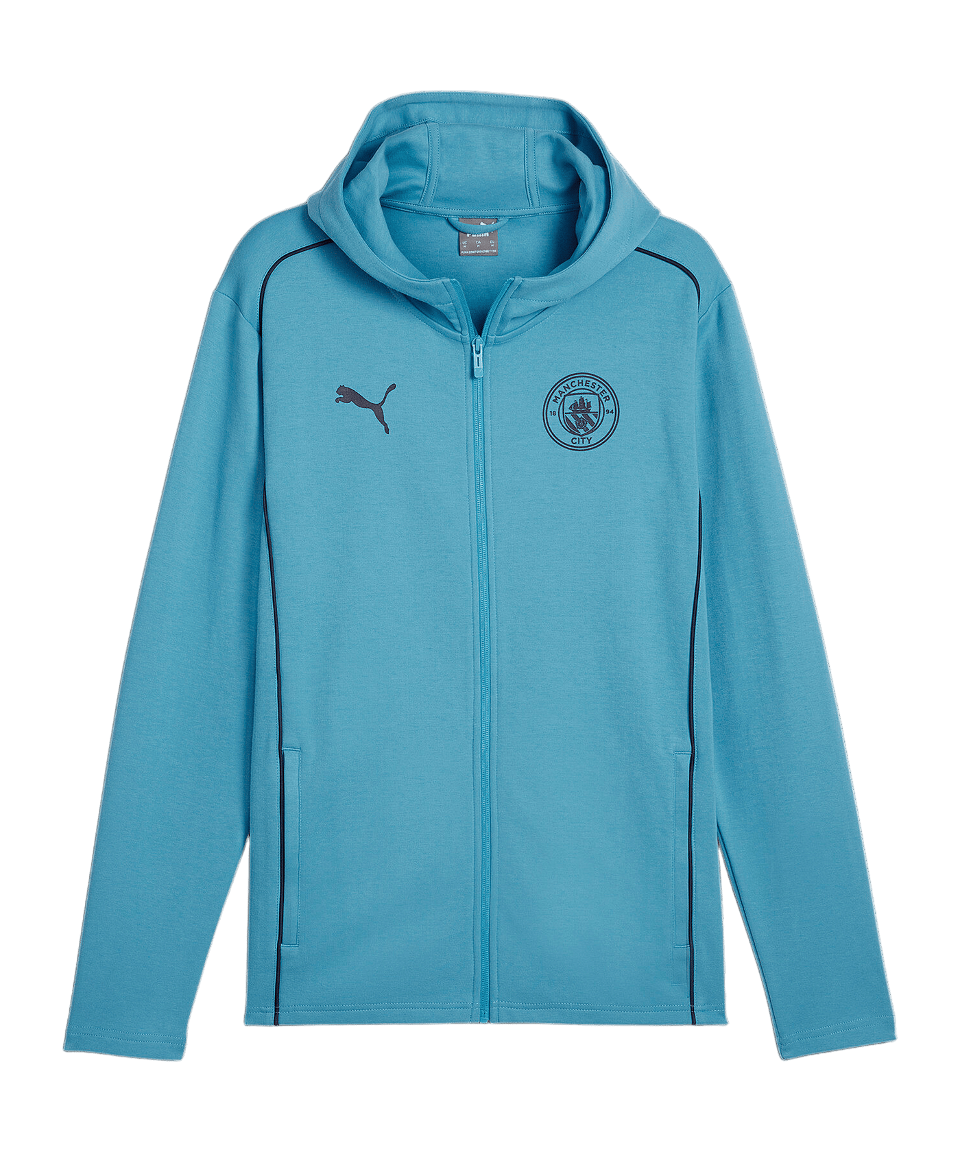 PUMA Manchester City Casual Kapuzenjacke Blau F31 - blau