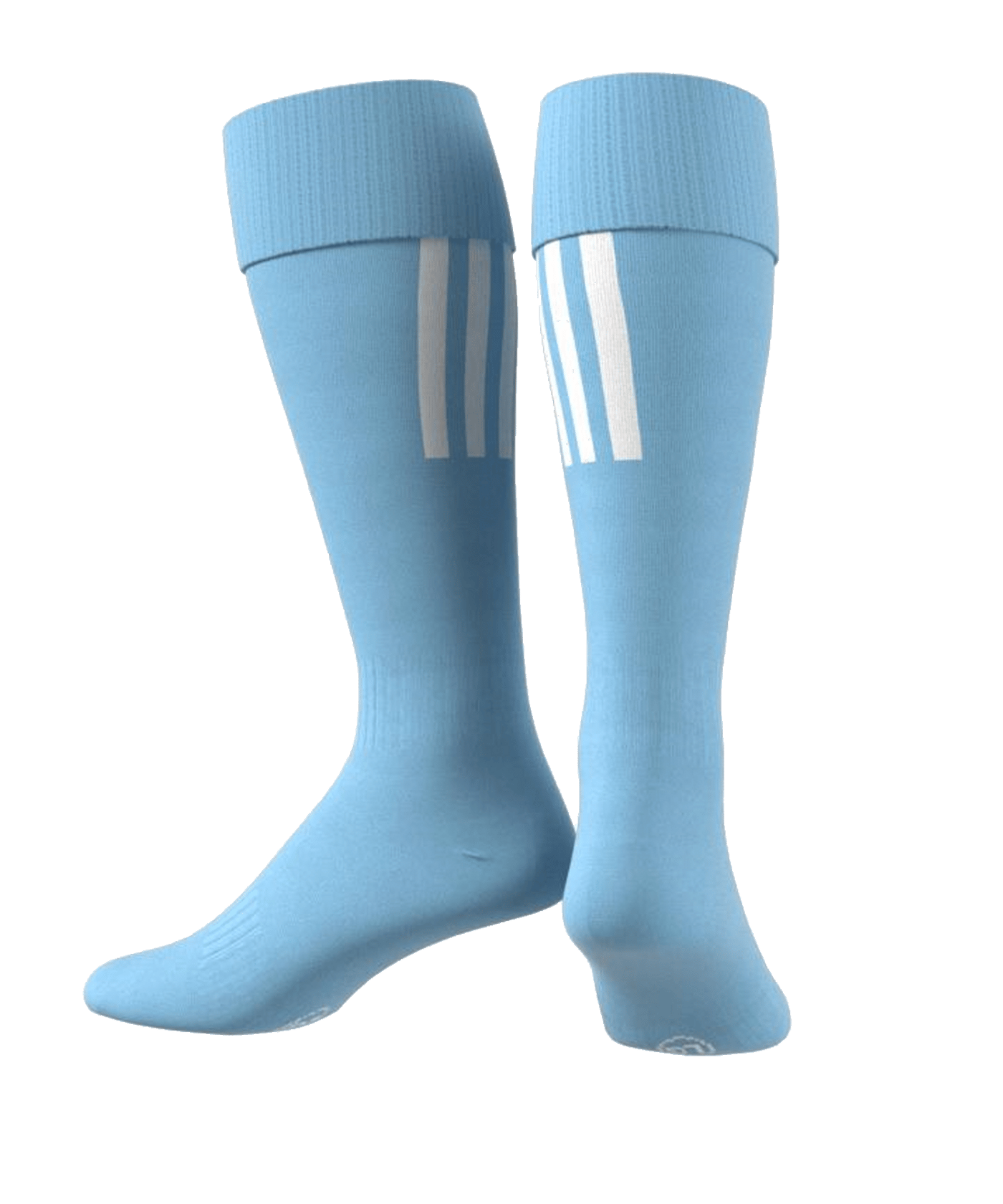 adidas Santos 18 Stutzenstrumpf Blau Weiss - blau