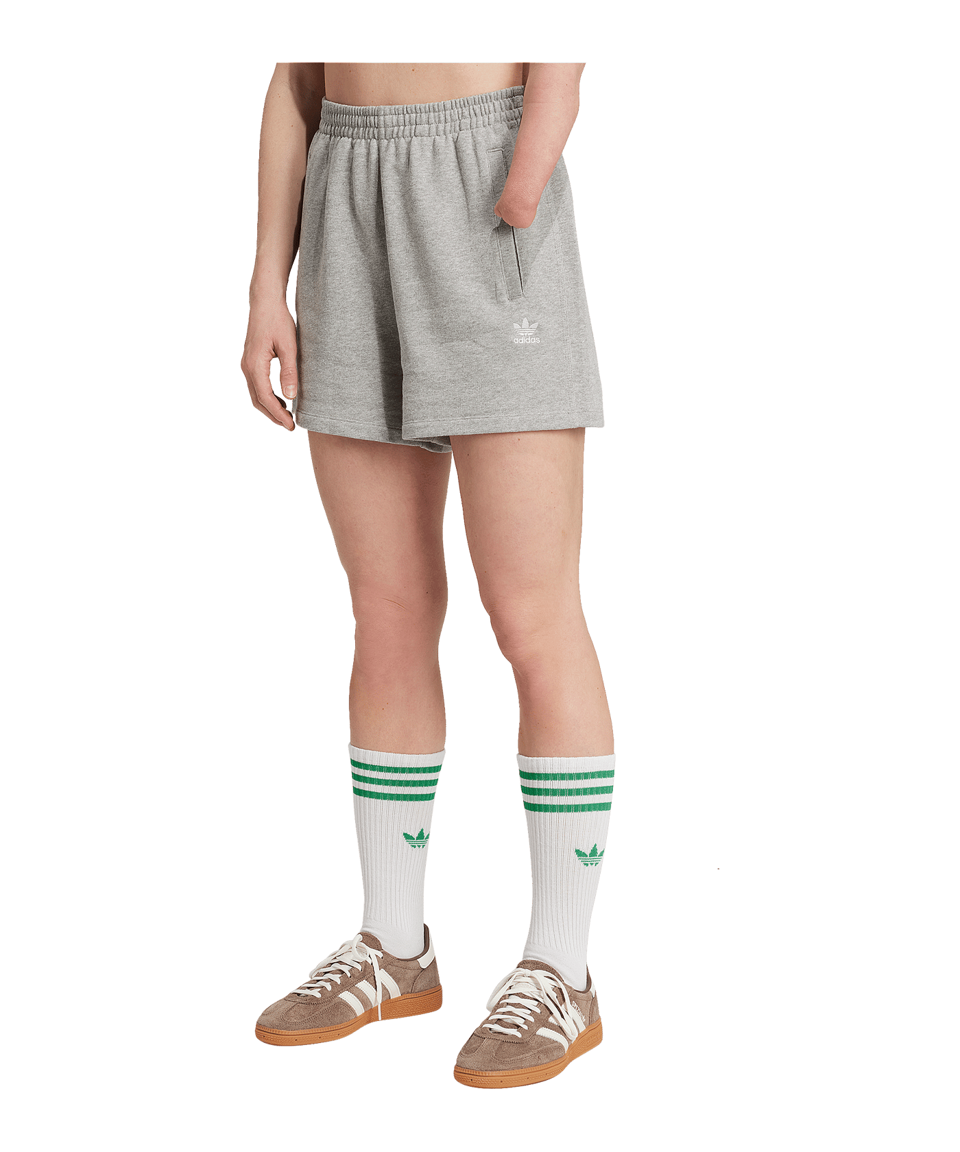 adidas Originals Essentials French Terry Short Grey - grau