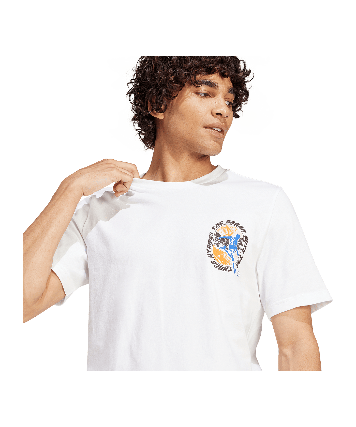 adidas Graphic T-Shirt Weiß - weiss