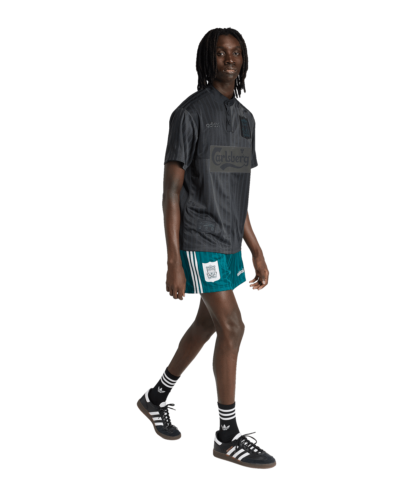 adidas FC Liverpool Short Away 95 Grün - gruen