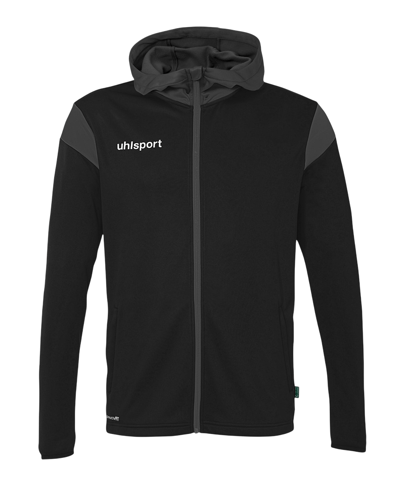 uhlsport Squad 27 Track Kapuzenjacke Kids Schwarz F11