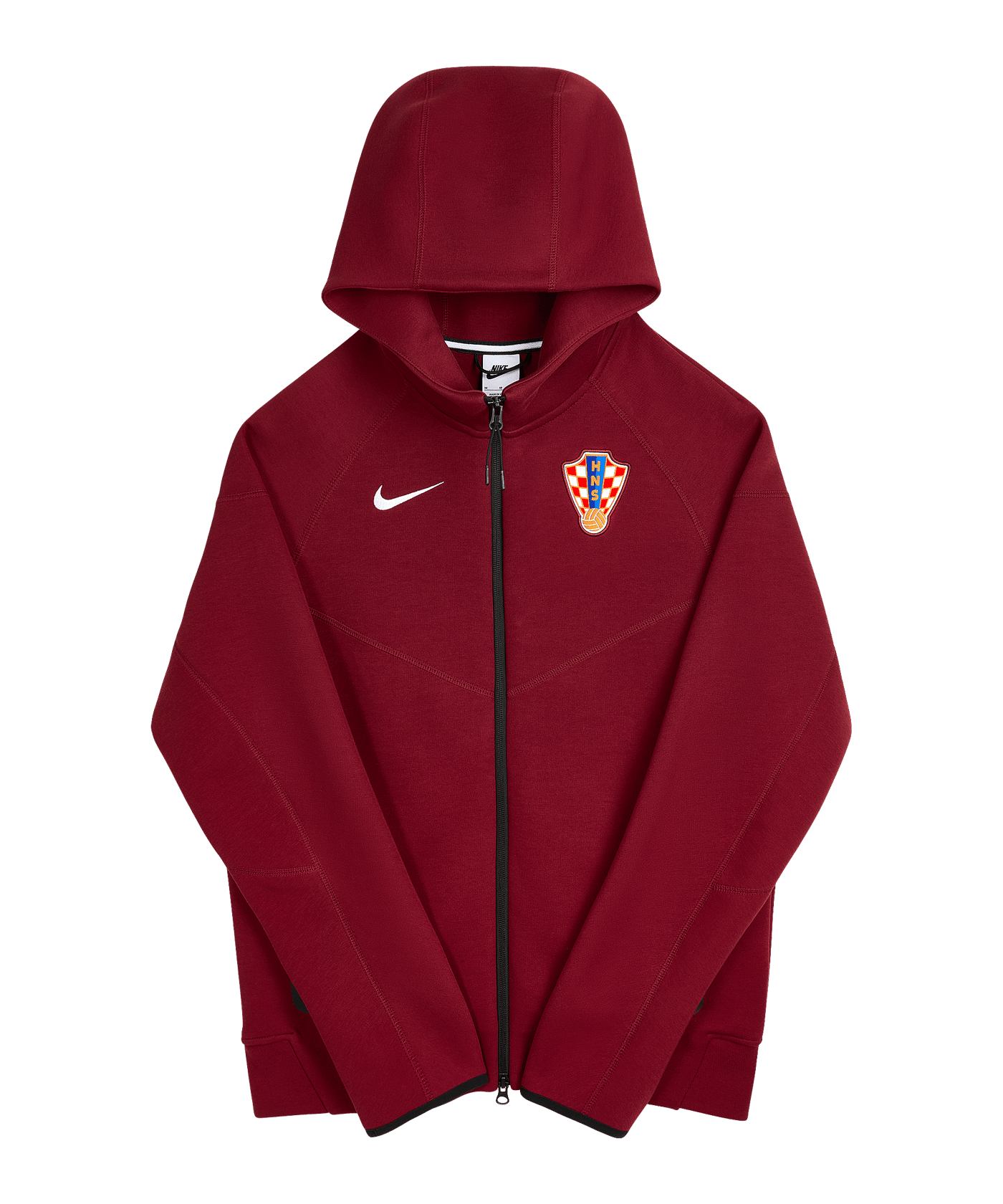Nike HNS Kroatien Tech Fleece Jacke Rot F677 - rot