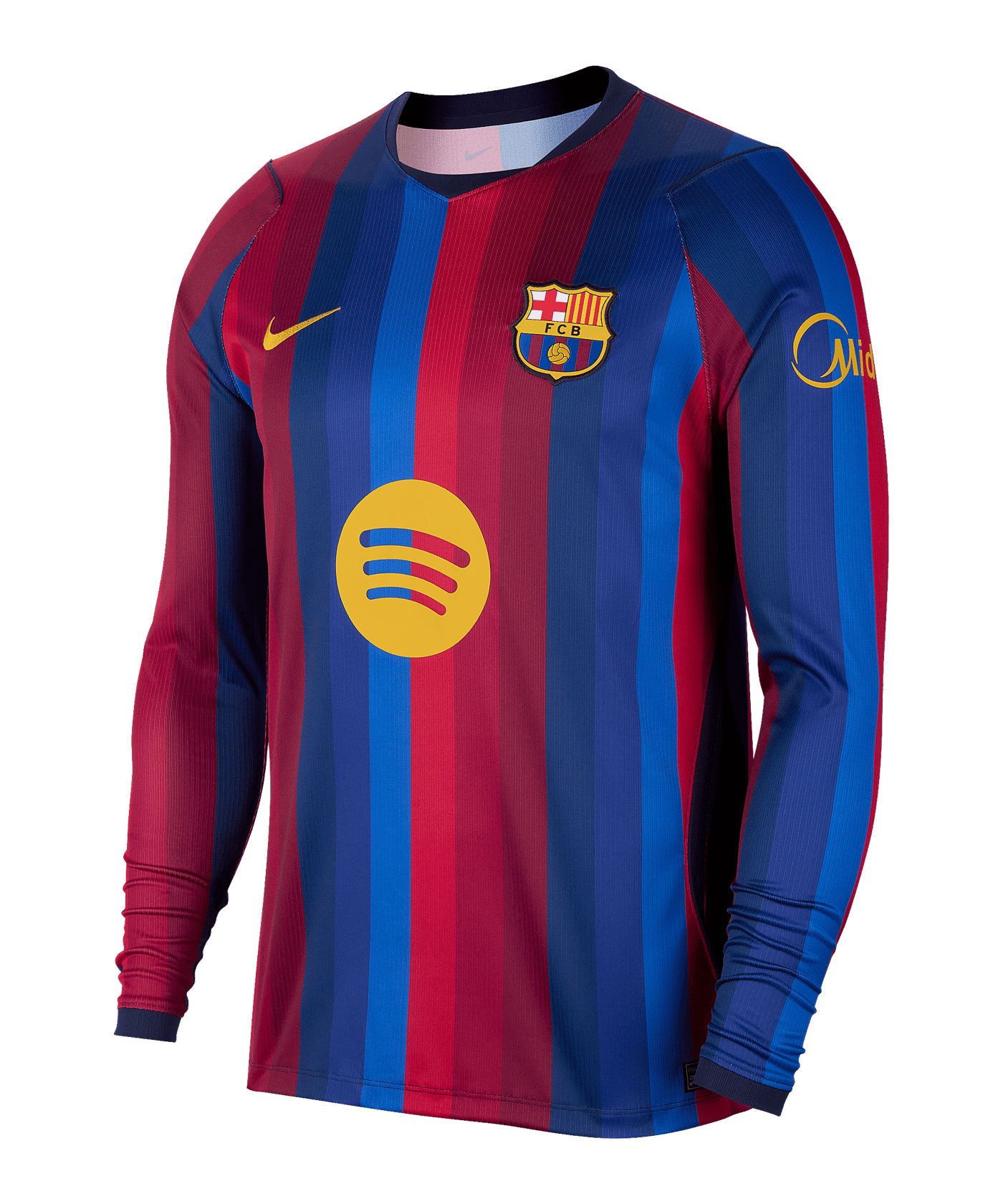 Nike FC Barcelona Trikot Langarm Home 2026/2027 Rot F683 - rot
