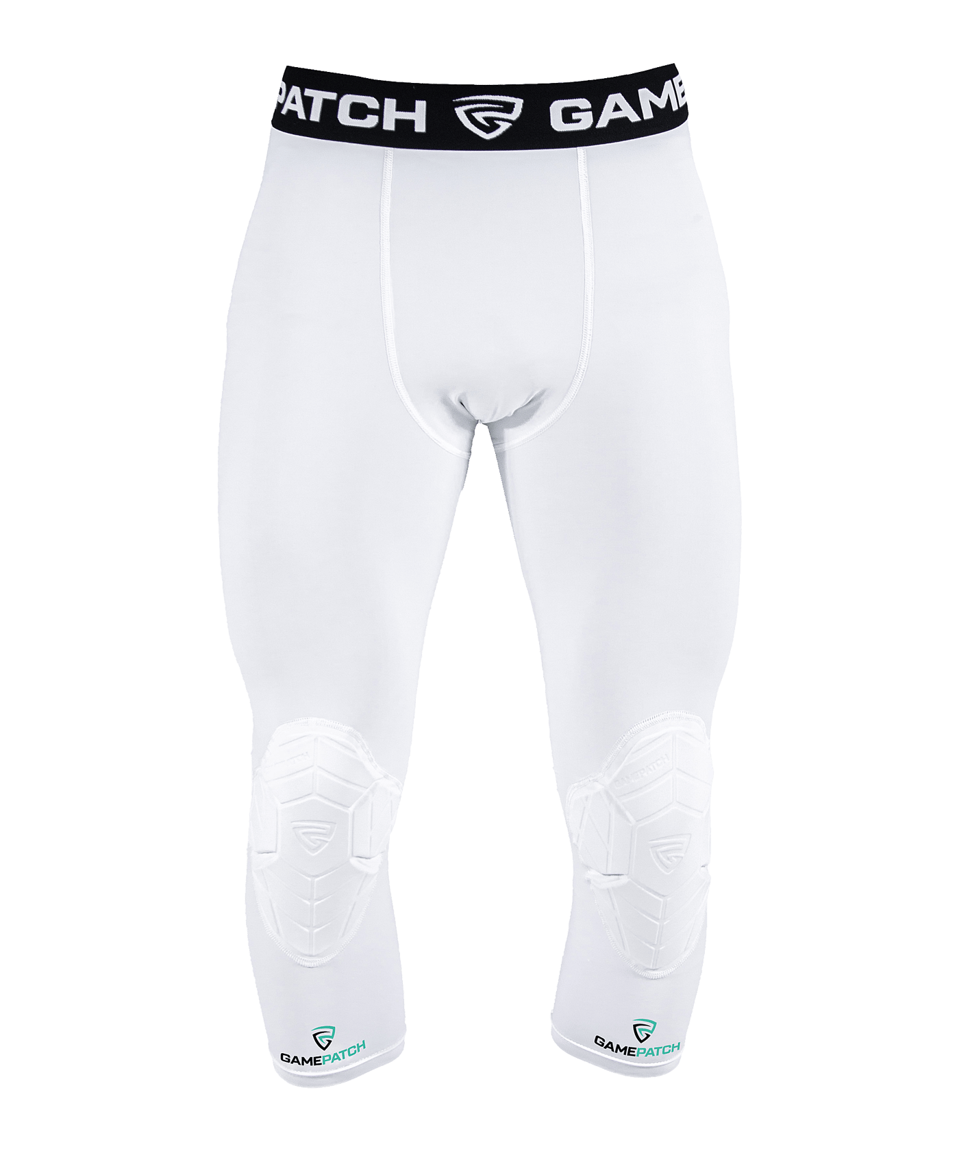 Gamepatch 3/4 Knee Padding Tight Tight Weiß - weiss