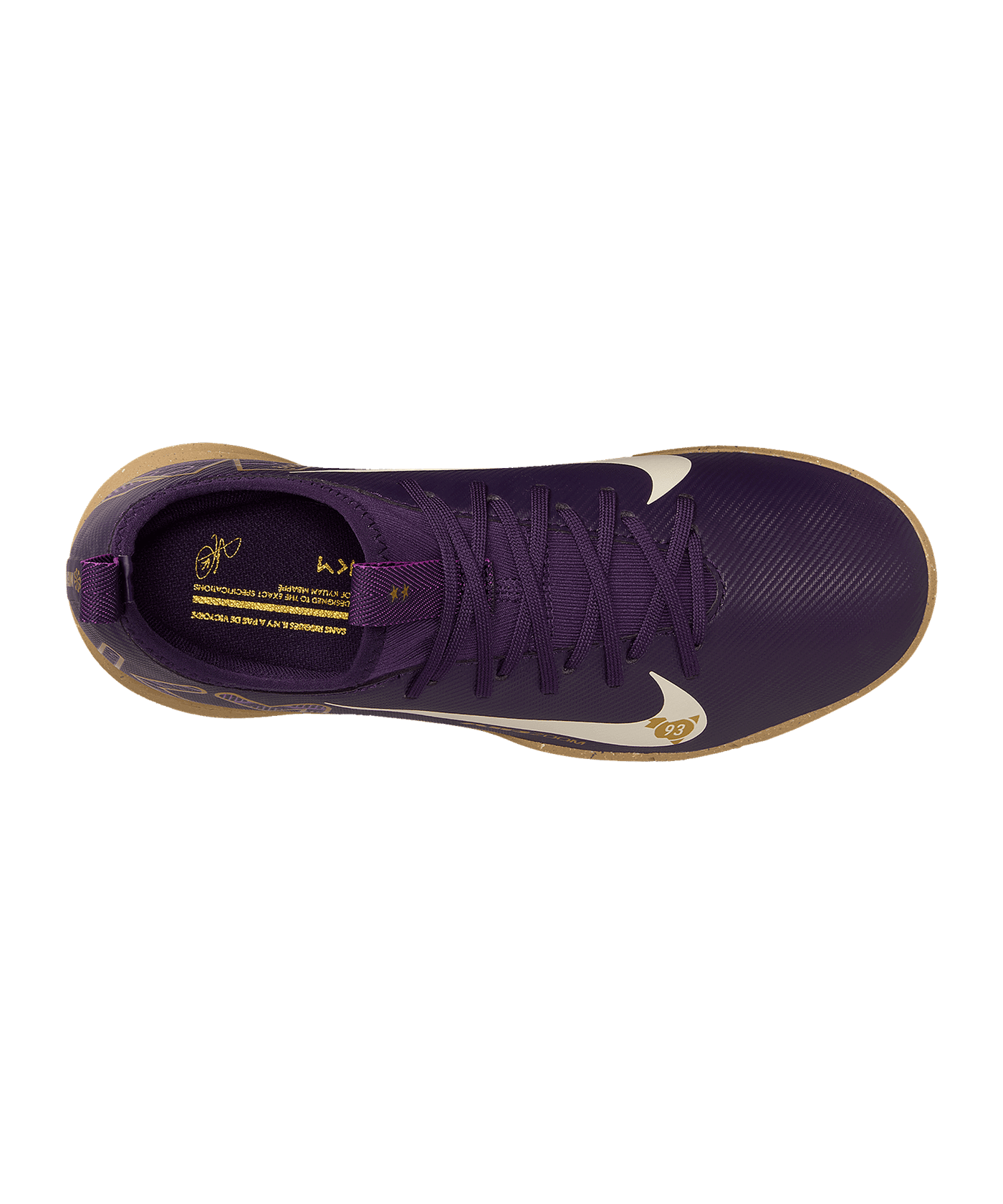 Nike Jr Air Zoom Mercurial Vapor XVI Academy IN Kylian Mbappe Signature Kids Lila F500 - lila