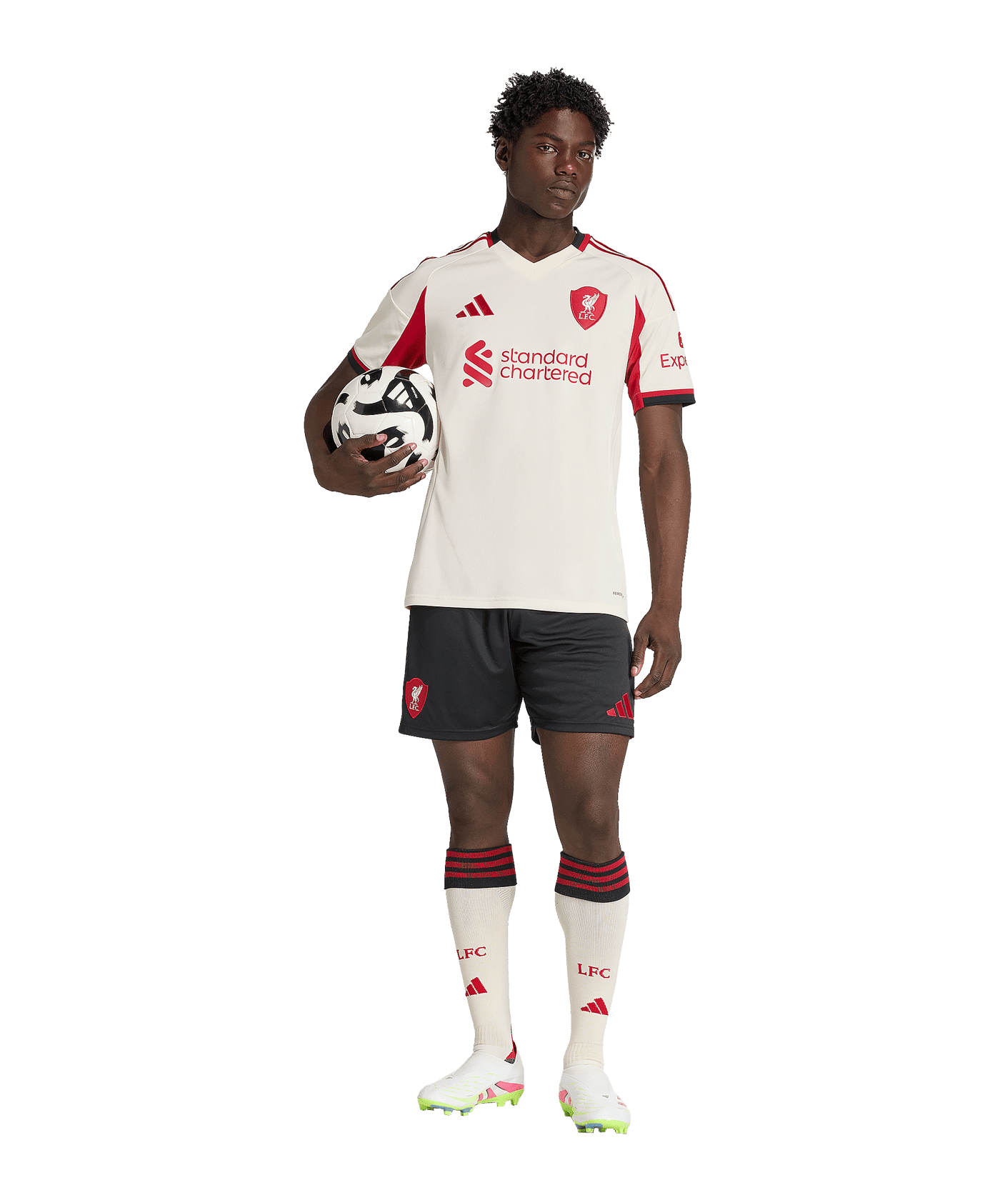 adidas FC Liverpool Short Away 2025/2026 Schwarz - schwarz