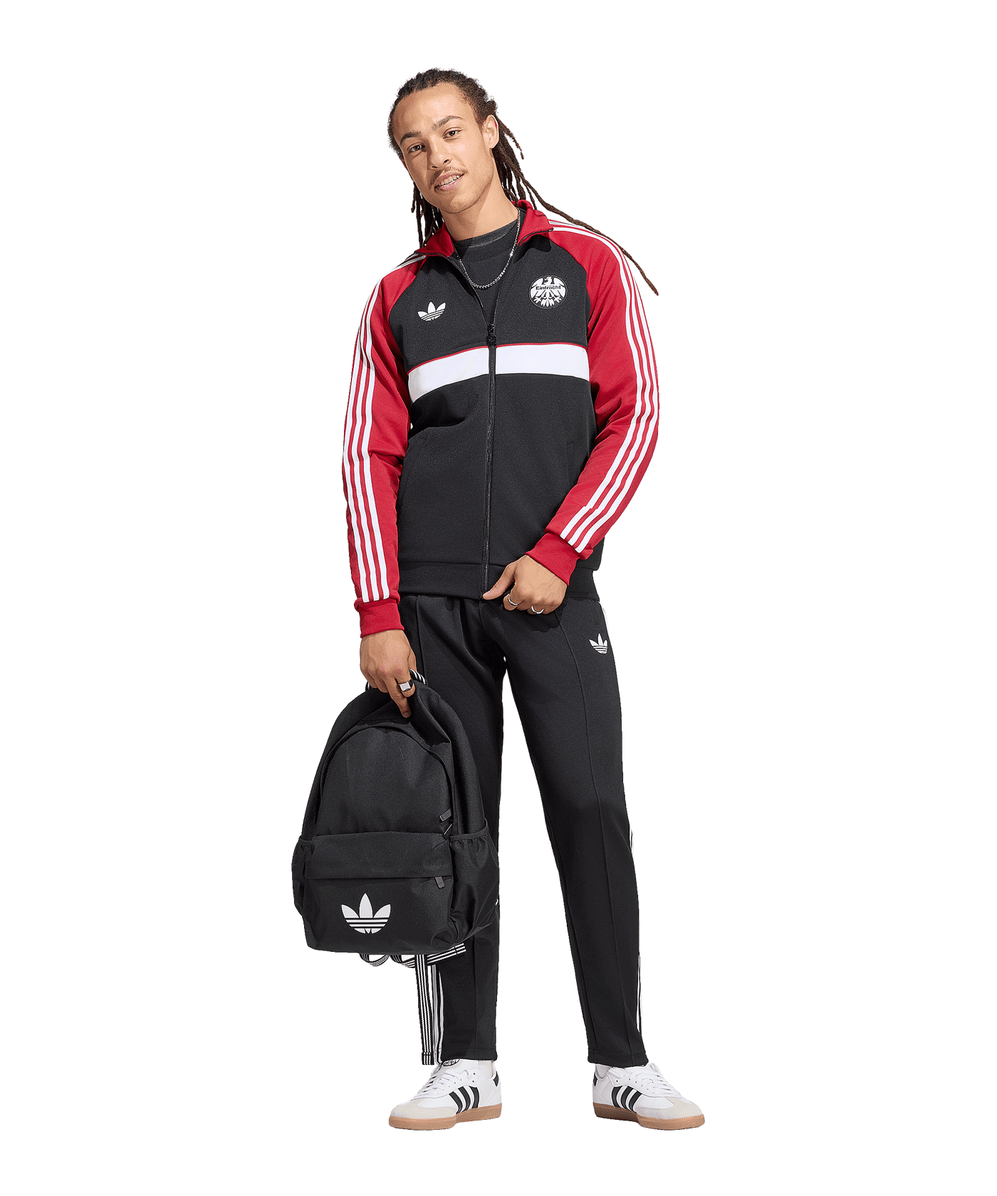 adidas Originals Eintracht Frankfurt FC Jacke Schwarz - schwarz