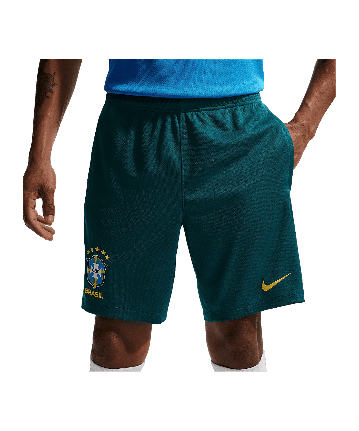 Nike CBF Brasilien Strike Short Grün F381 - gruen
