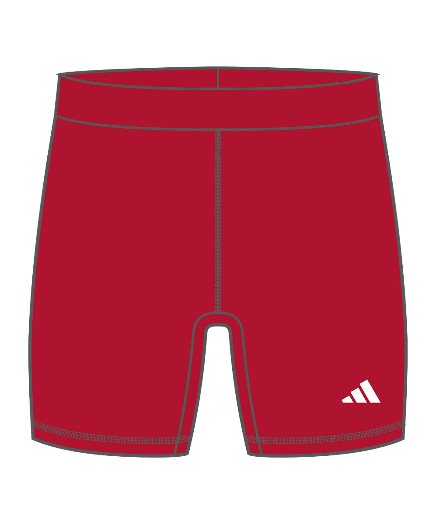 adidas Techfit Short Tight Kids Rot - rot