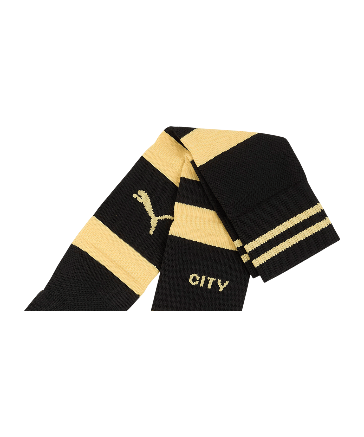 PUMA Manchester City Replica Striped Strumpfstutzen Away Schwarz F03 - schwarz