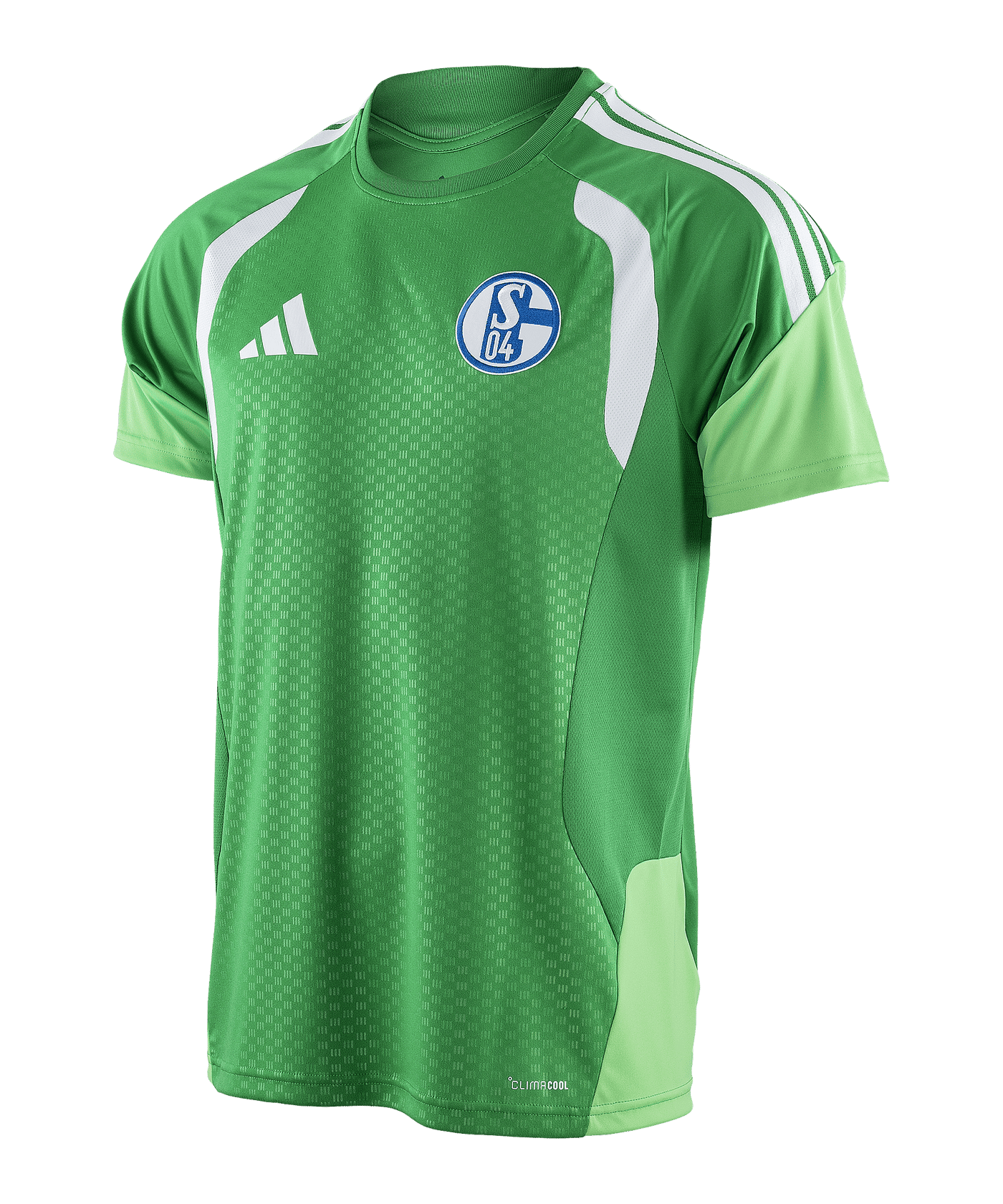 adidas FC Schalke 04 Team Trainingsshirt Grün - gruen