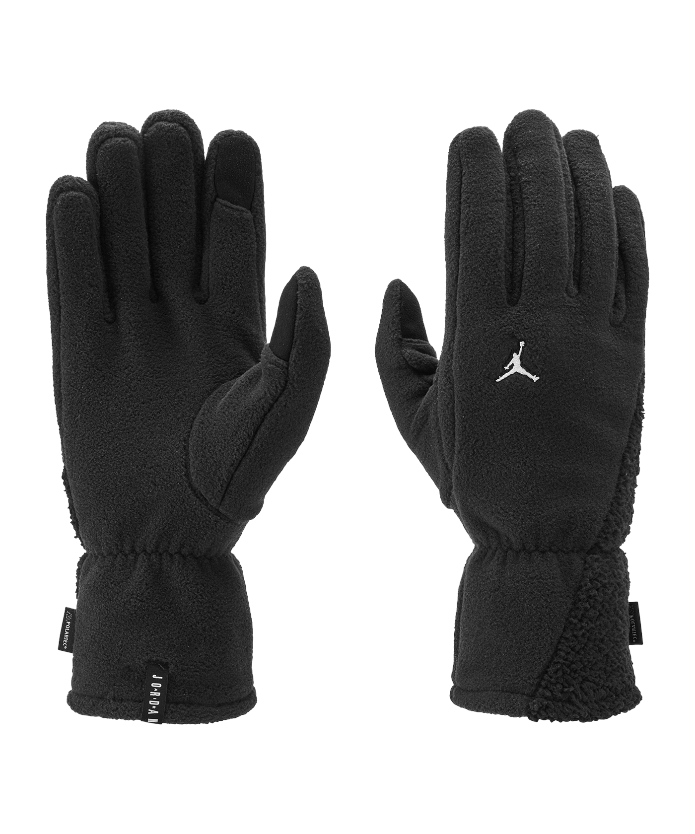 Jordan Fleece Spielerhandschuhe Schwarz Weiss F010 - schwarz