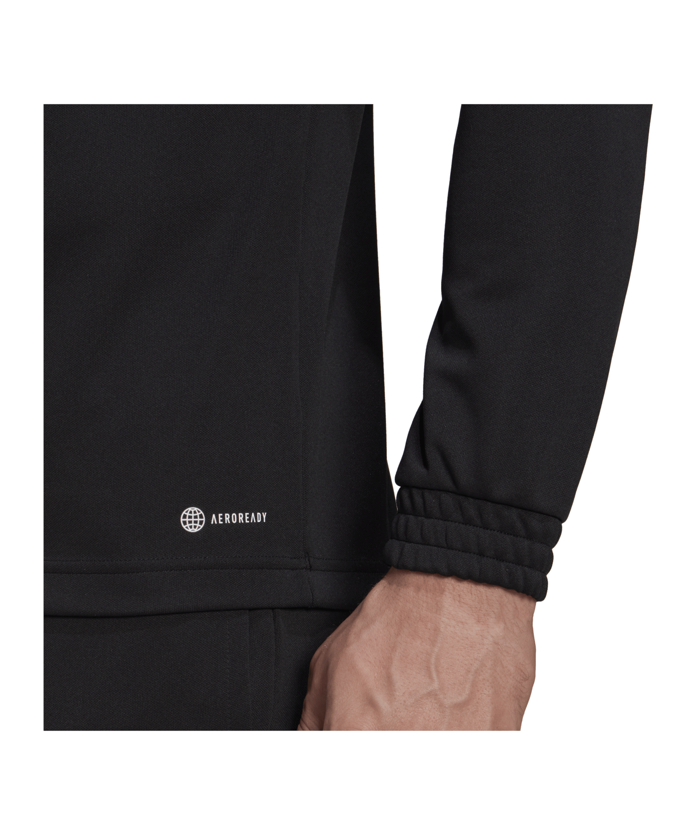 adidas Entrada 22 HalfZip Sweatshirt Schwarz - schwarz