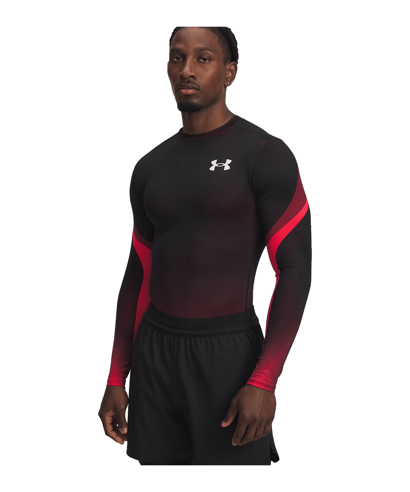 Under Armour Heatgear Sub Crew Longlseeve T-Shirt - rot