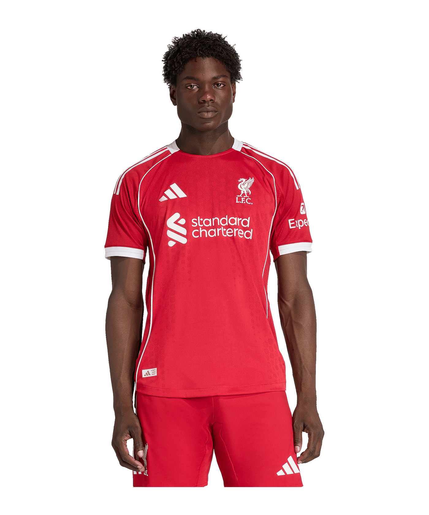 adidas FC Liverpool Authentic Trikot Home 2025/2026 Rot - rot