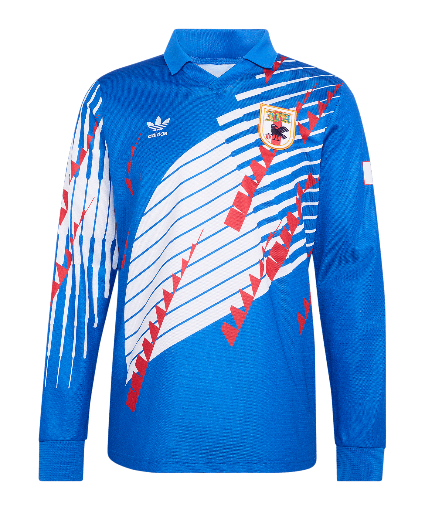 adidas JFA Japan Bringback 1993 Trikot Langarm Home Blau - blau