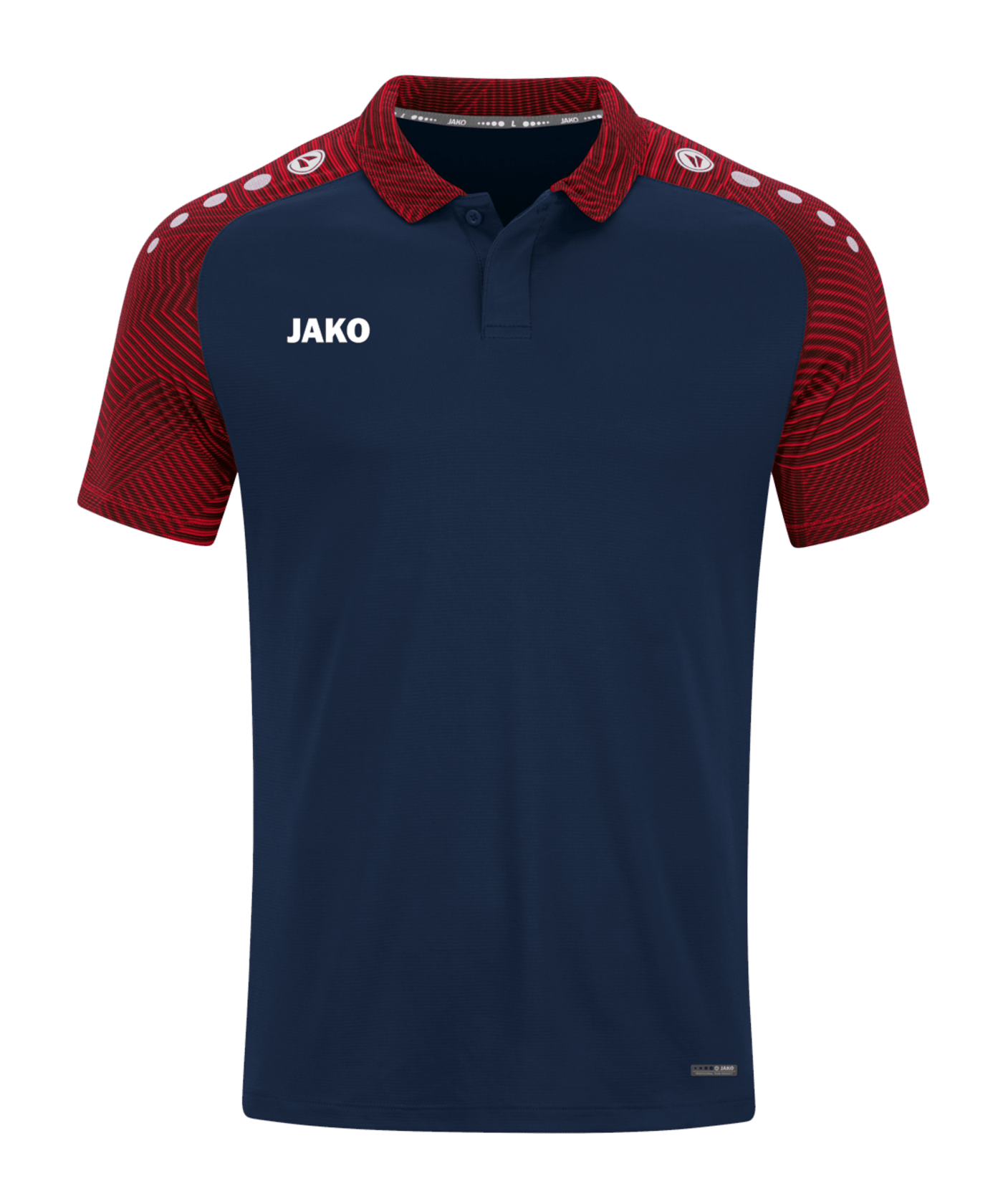 JAKO Performance Poloshirt Blau Rot F909 - blau