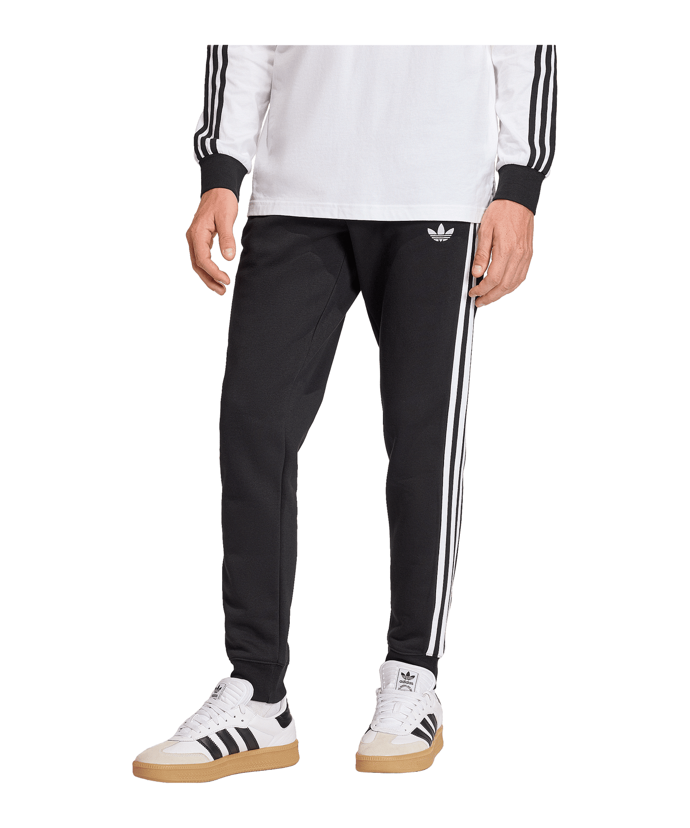 adidas Originals 3-Stripes Jogginghose Schwarz - schwarz