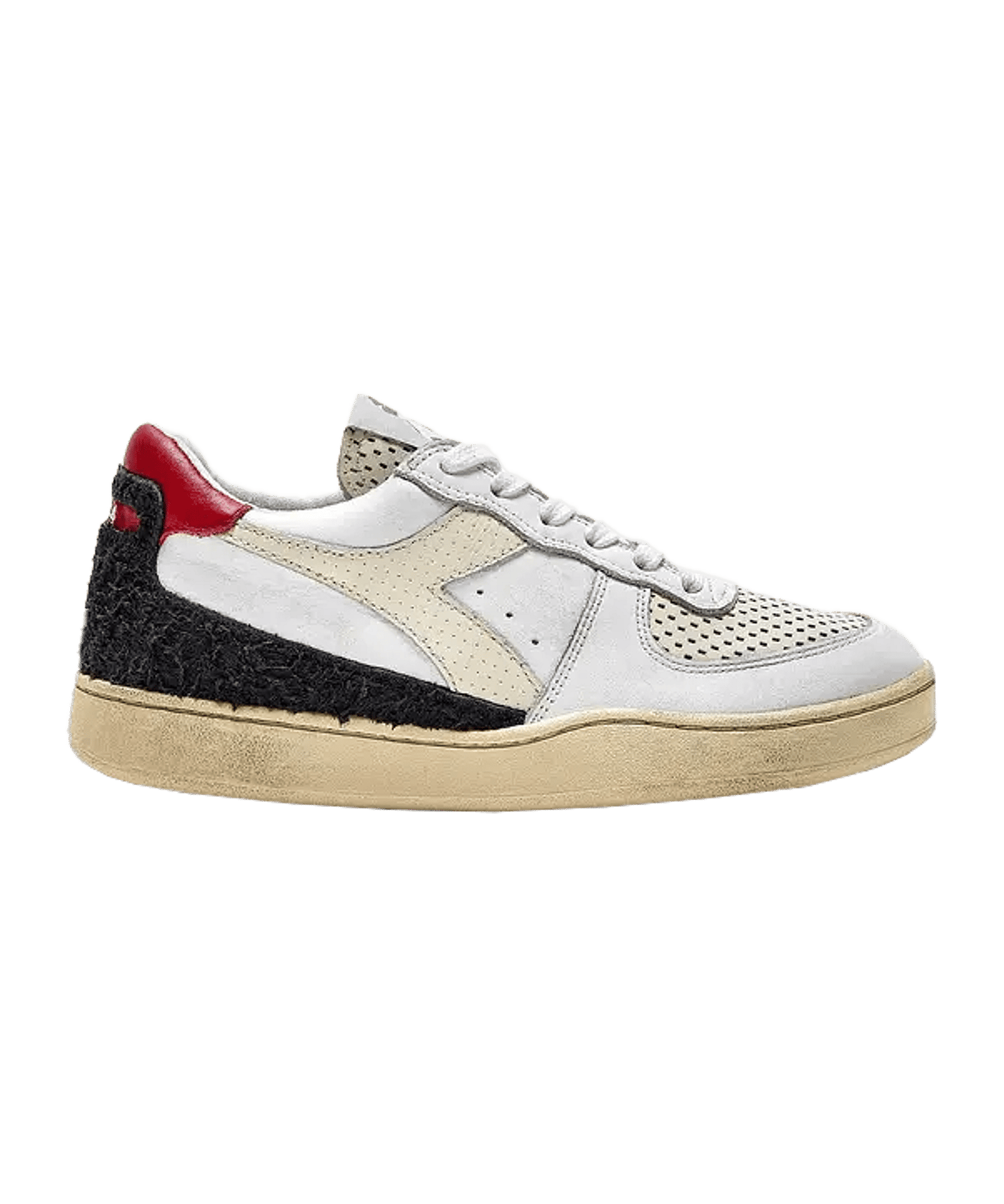 Diadora MI Basket Low Punche Sneaker Weiß - weiss