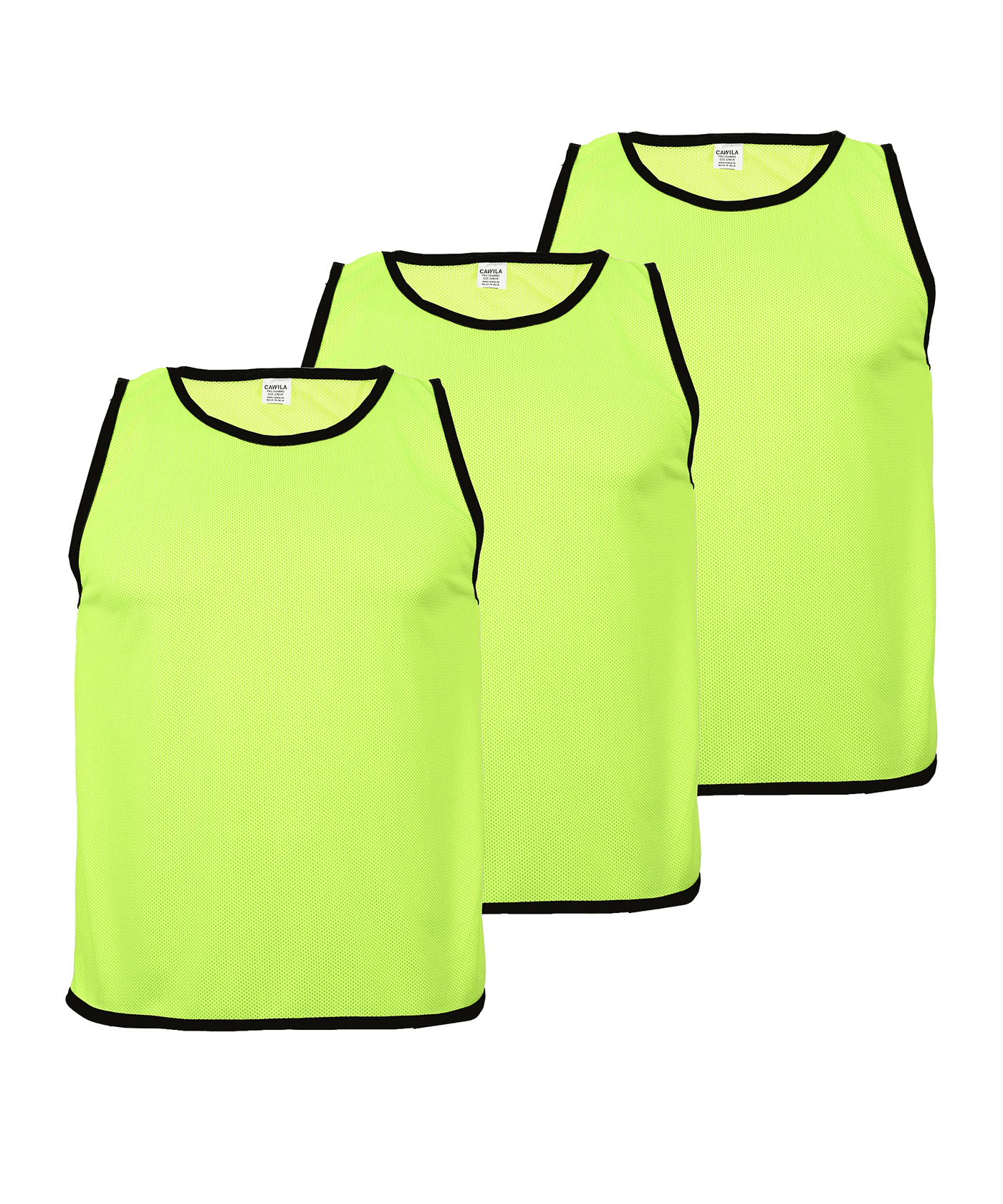 Cawila Academy Trainingsleibchen 3er Set Kids Gelb - gelb