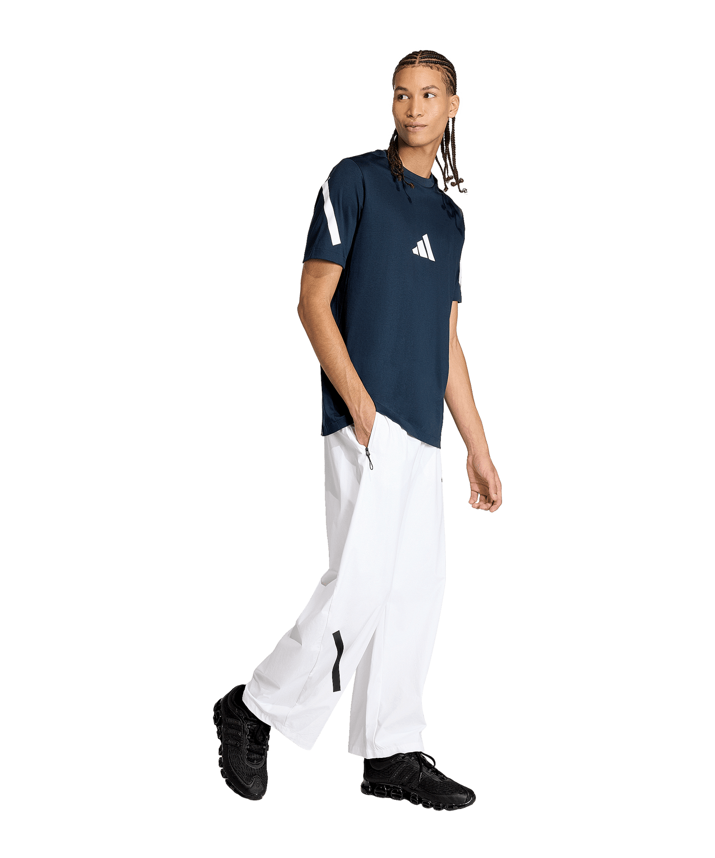 adidas Z.N.E Woven Hose Weiß - weiss