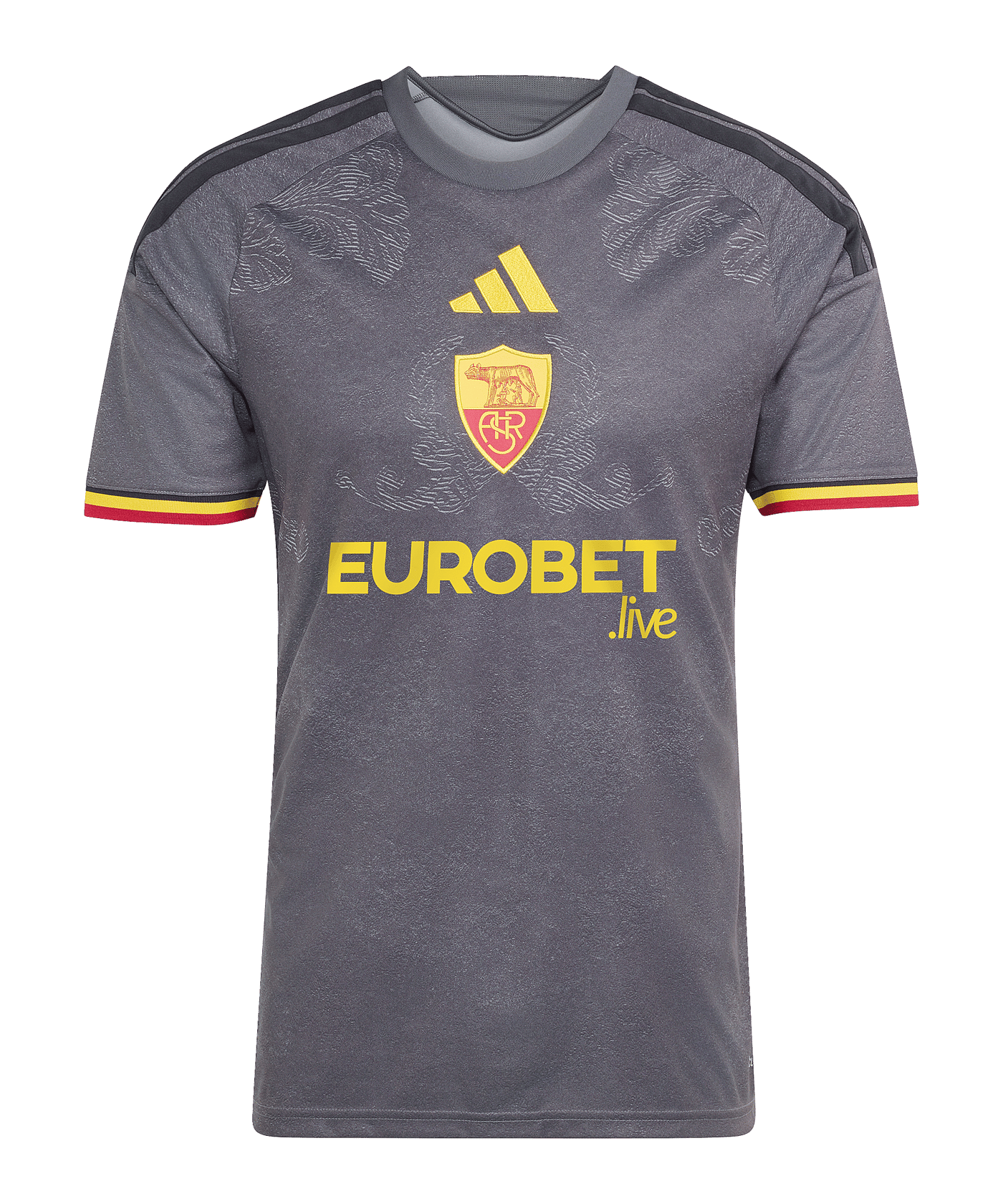 adidas AS Rom Trikot 3rd 2026/2027 Grau - grau