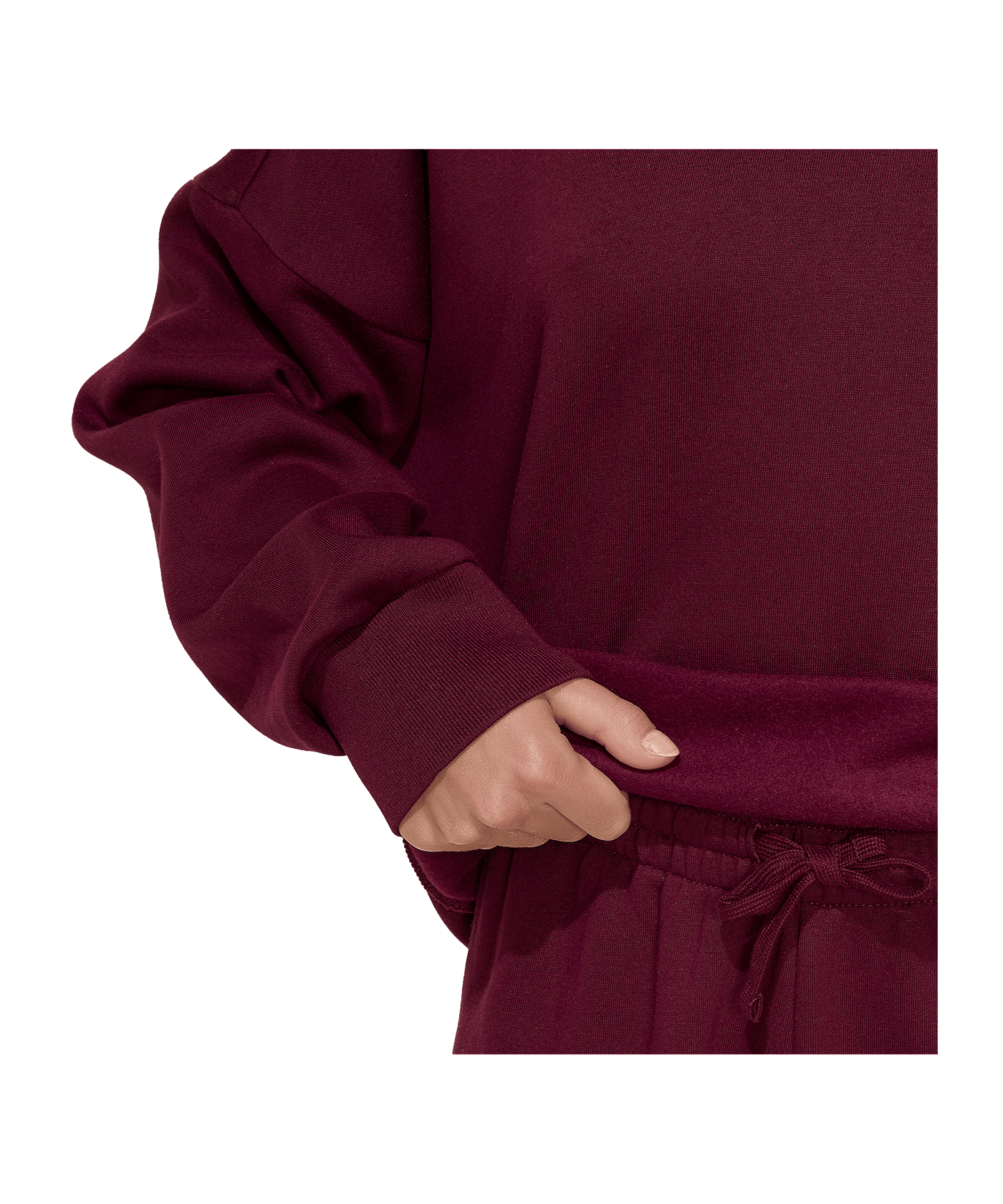 adidas 3 Stripes Studio Hoody Damen Rot - rot