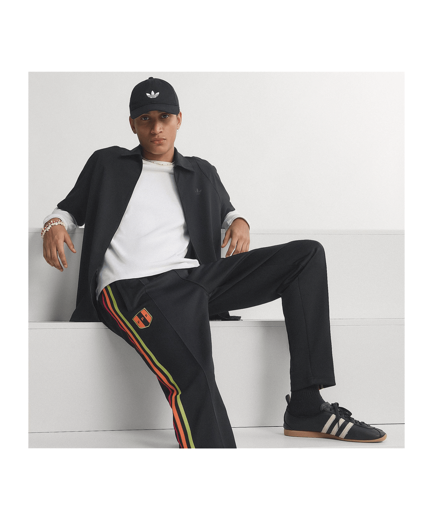 adidas FPF Peru Originals Track Hose Schwarz - schwarz