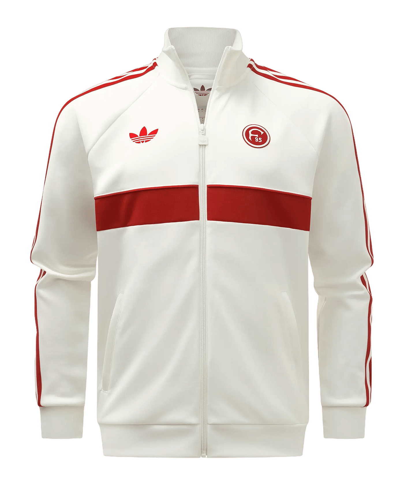 adidas Originals Fortuna Düsseldorf Trainingsjacke Weiß - weiss
