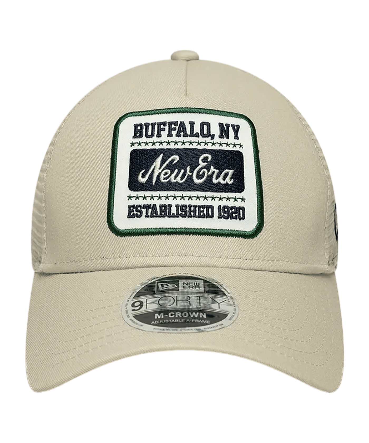 New Era Multi Patch 9Forty Mc Af Newera Cap Beige - beige