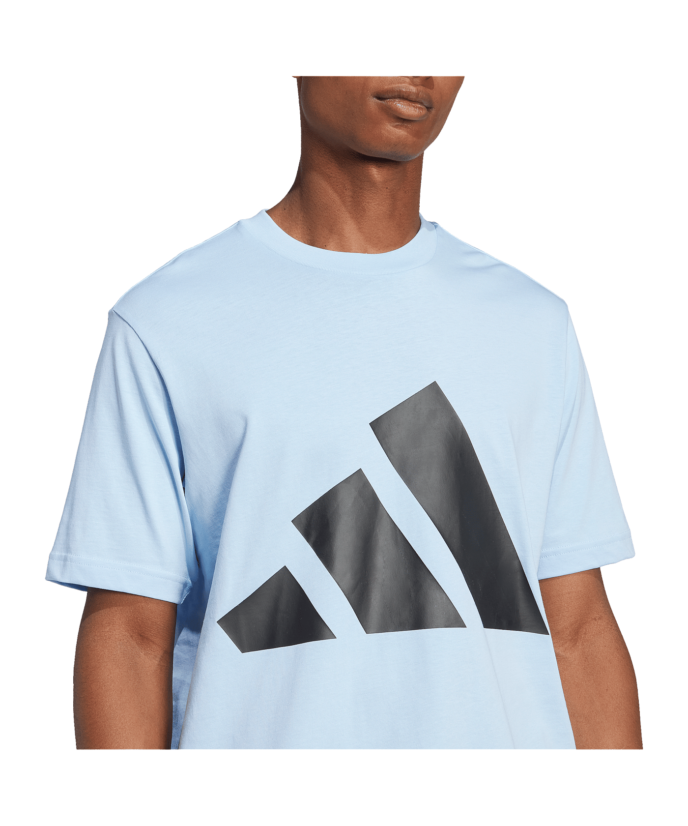 adidas Essentials Big Logo T-Shirt Blau - blau