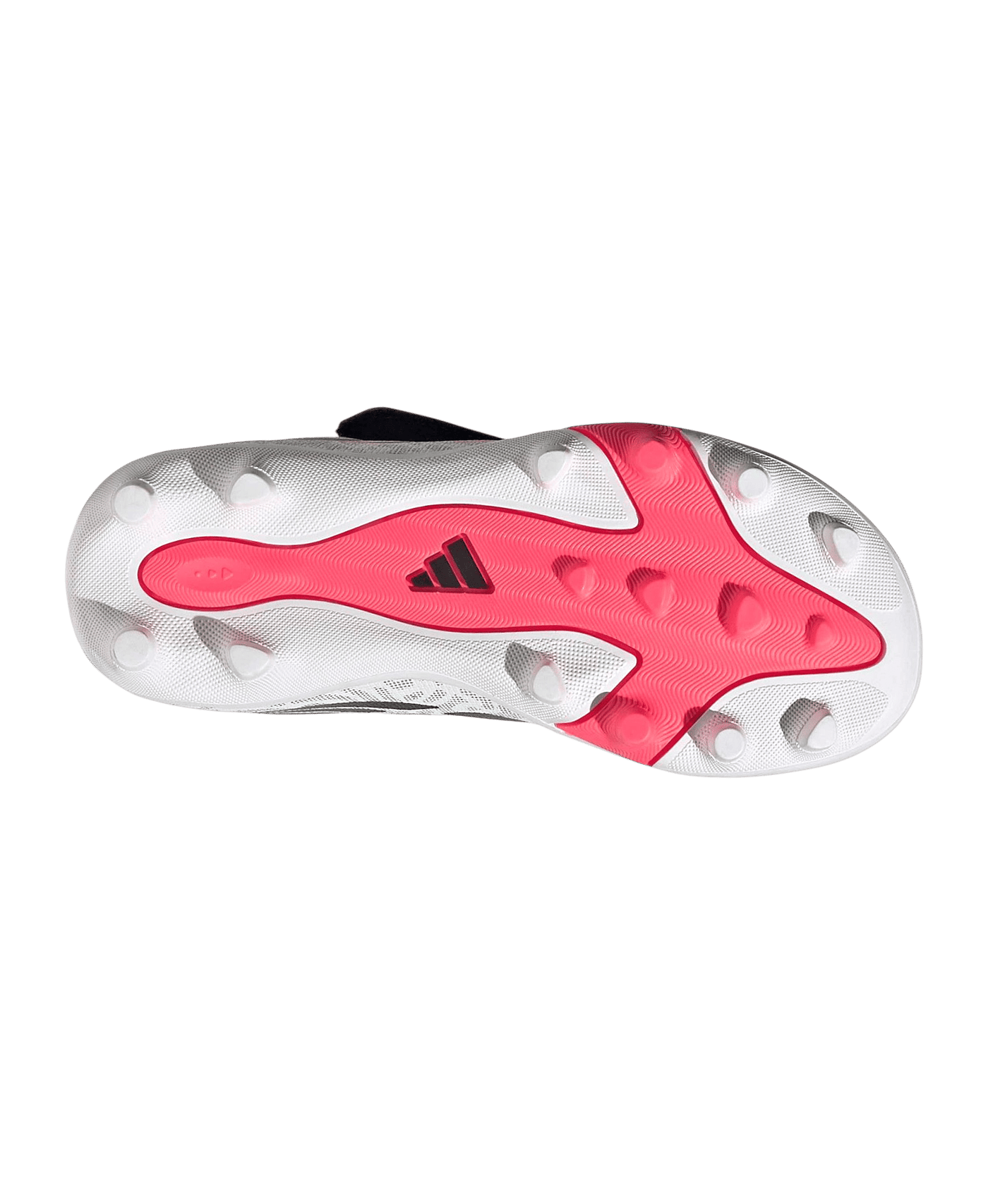 adidas Predator Club Hook and Loop FG/MG Chaos vs Weiß - weiss