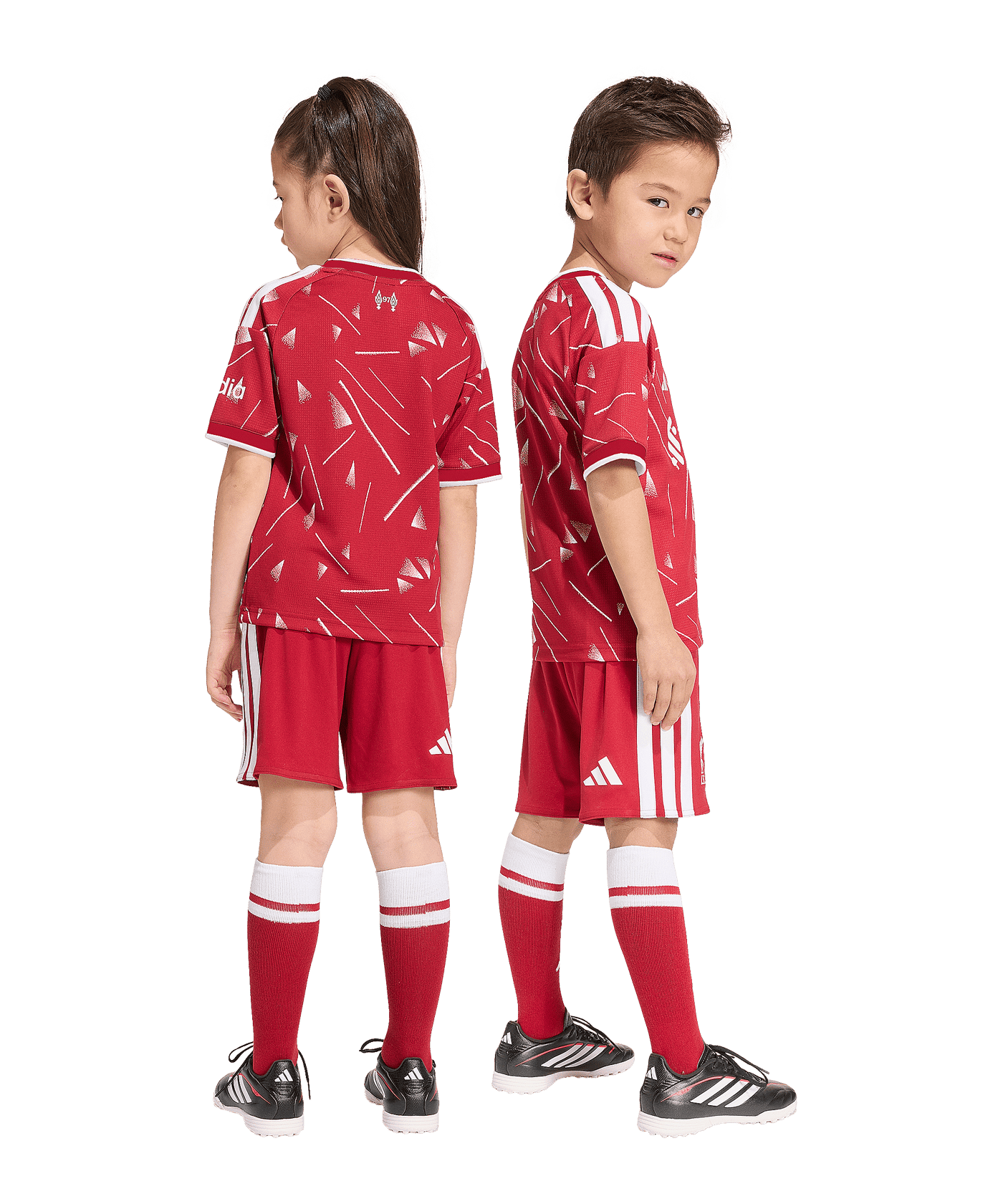 adidas FC Liverpool Trikot Set Home 2026/2027 Kids Rot - rot