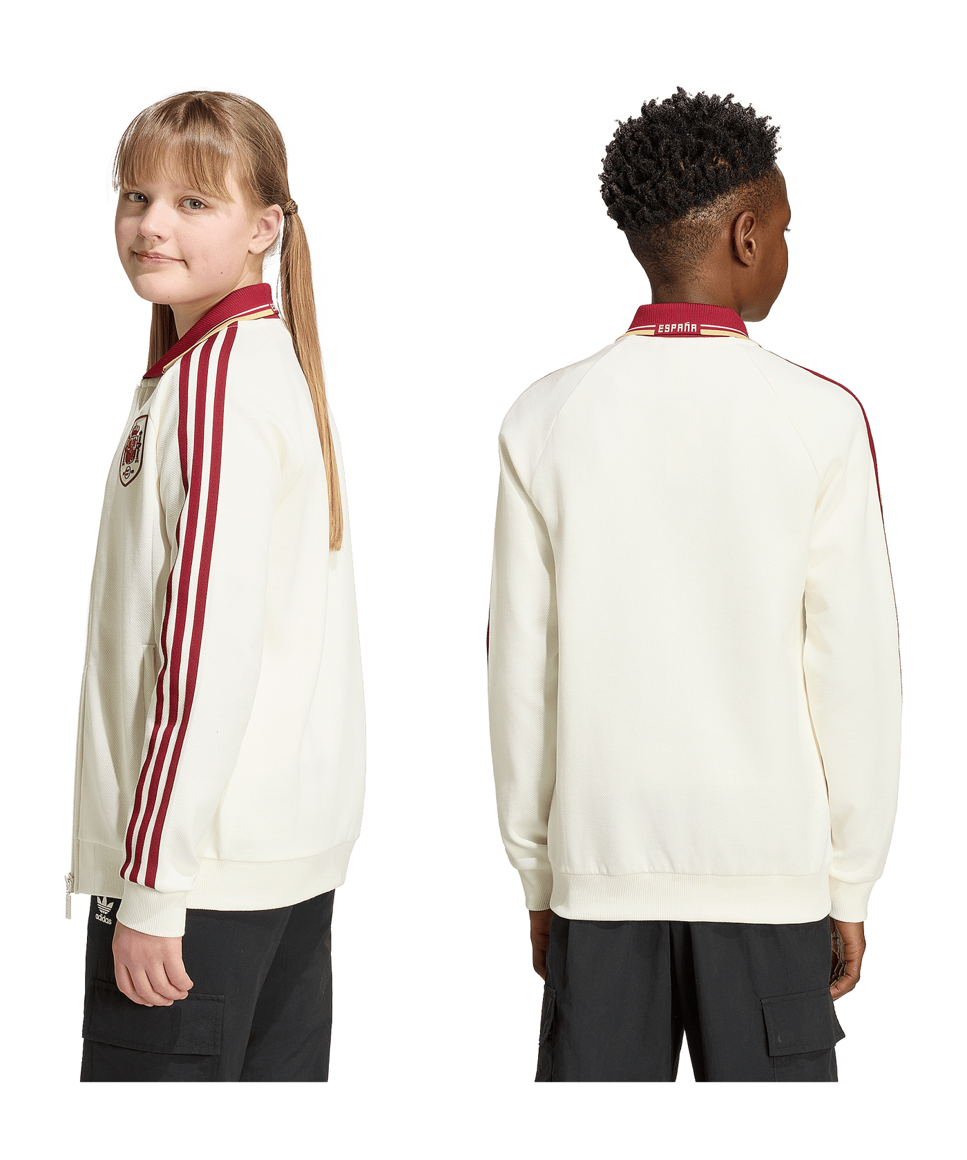 adidas Originals FEF Spanien Anthem Jacke Kids Weiß - weiss