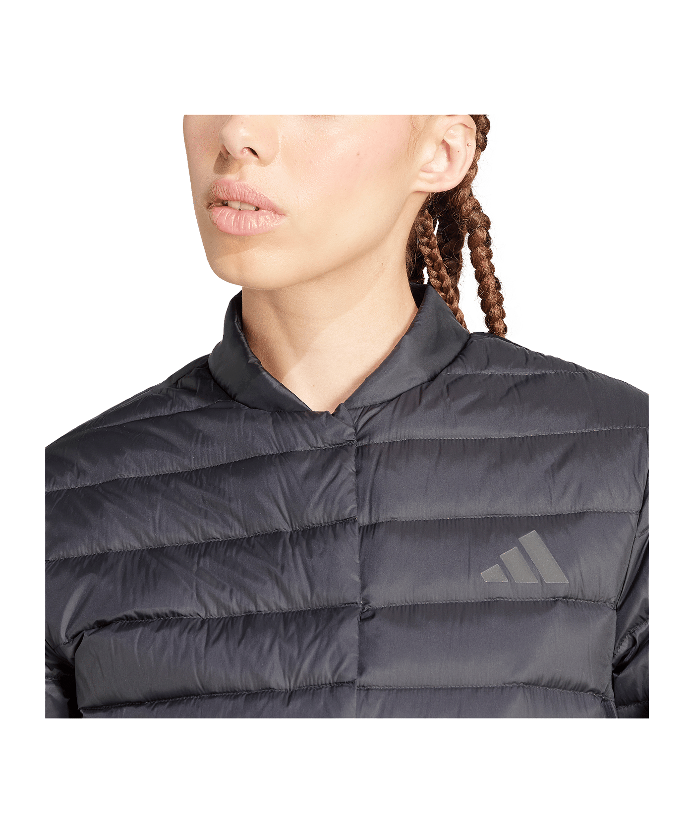 adidas Helionic Light Down Jacke Damen Schwarz - schwarz