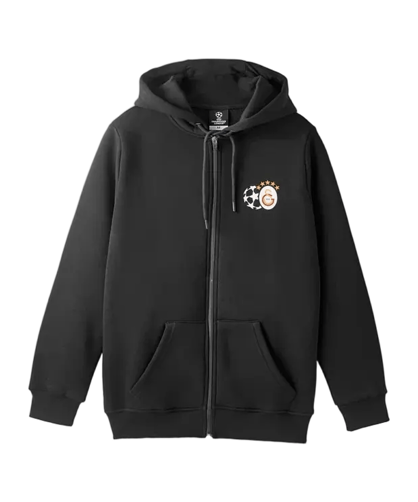 Galatasaray Istanbul UCL Kapuzenjacke Schwarz Kapuzenjacke Schwarz - schwarz