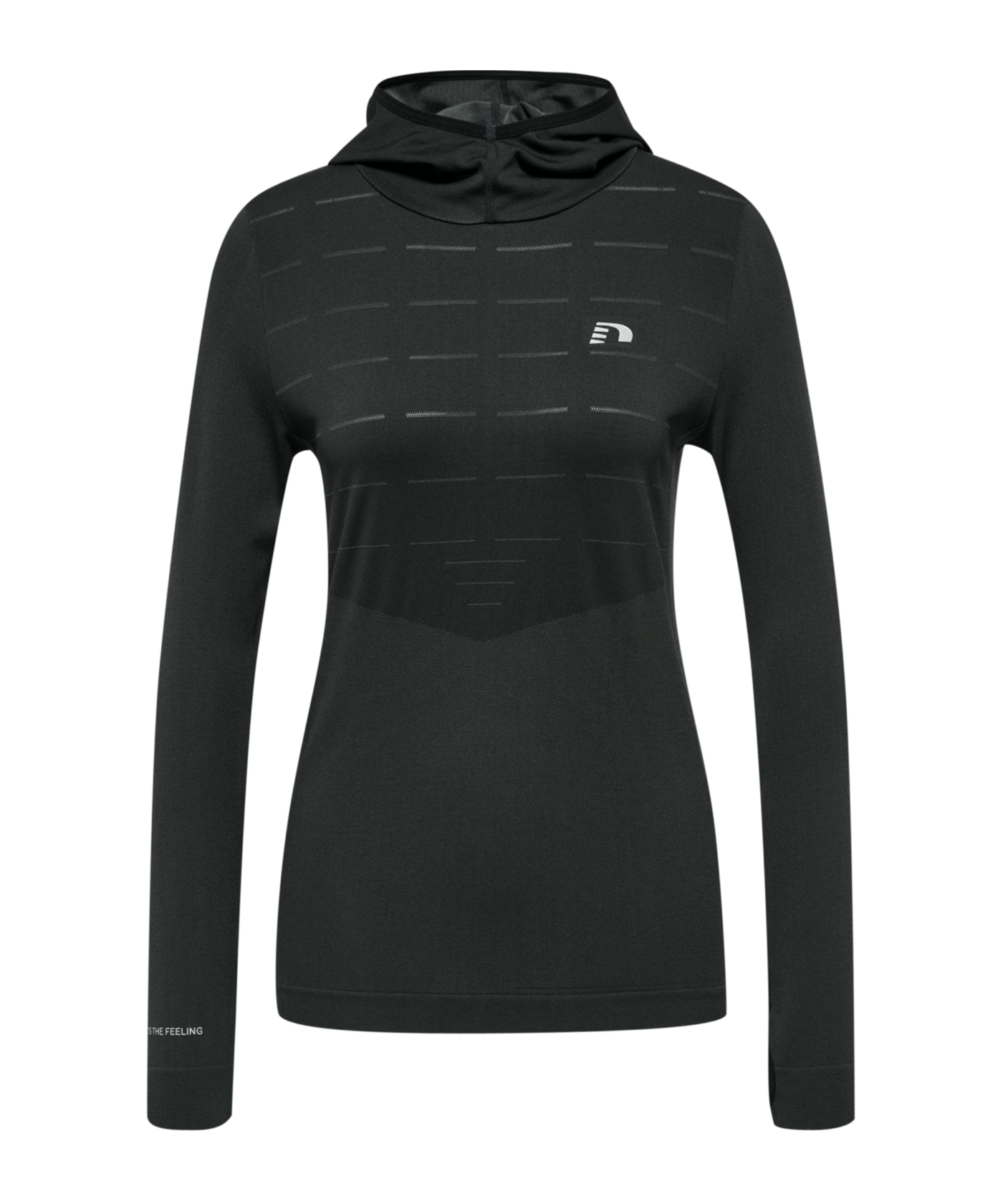 Newline Cambridge Seamless Hoody Damen F2001F2001 - schwarz