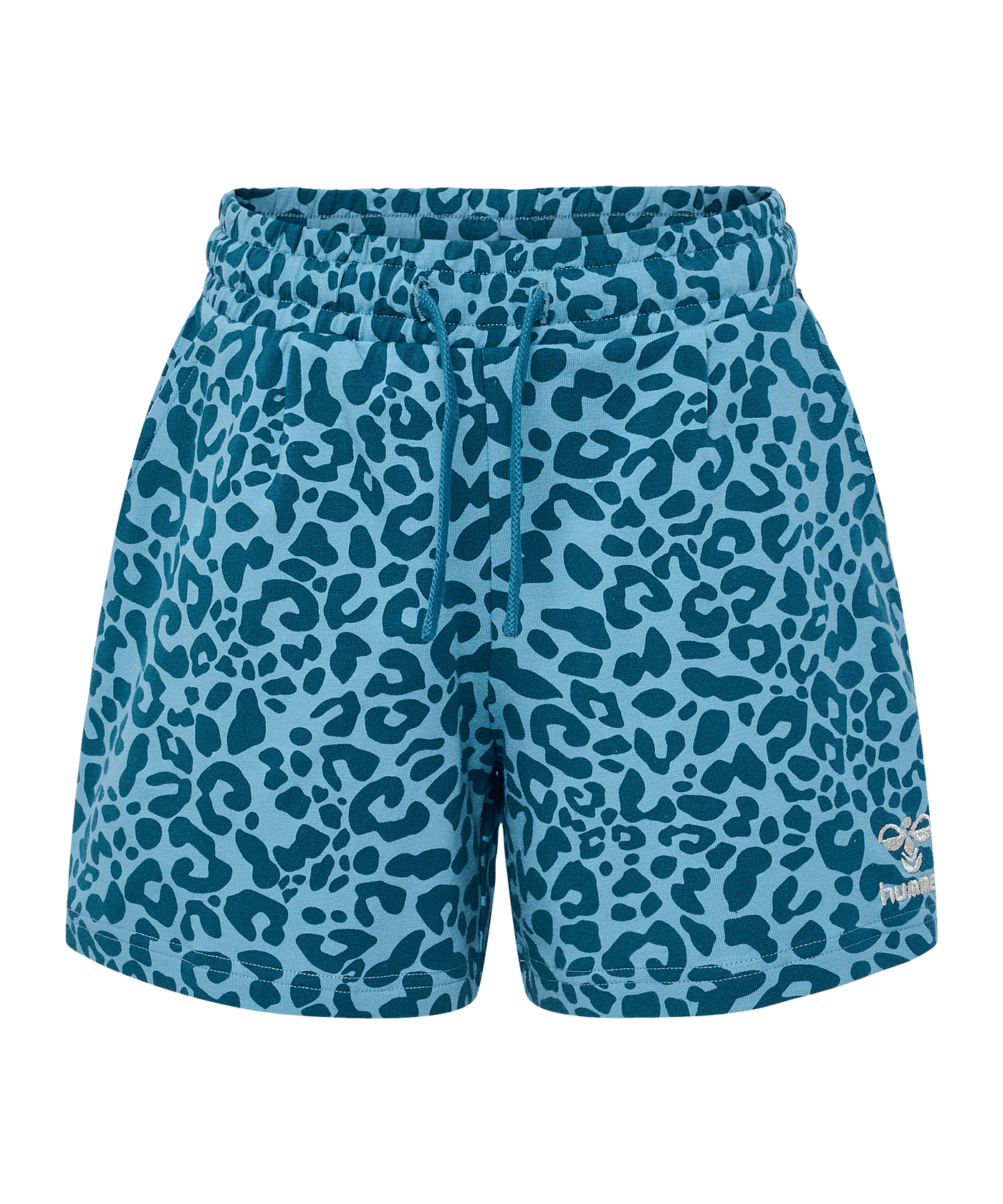 Hummel Flowy Aop Short Kids Blau F7058 - blau