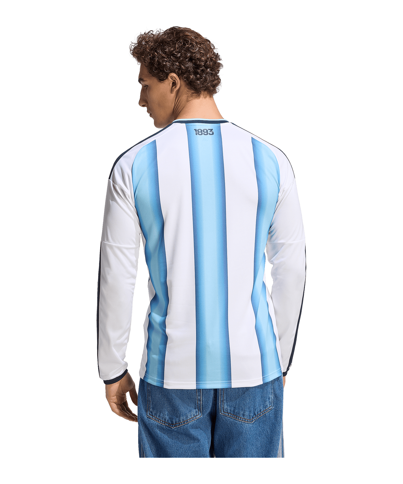 adidas Argentinien Trikot Langarm Home WM 2026 Weiß - weiss