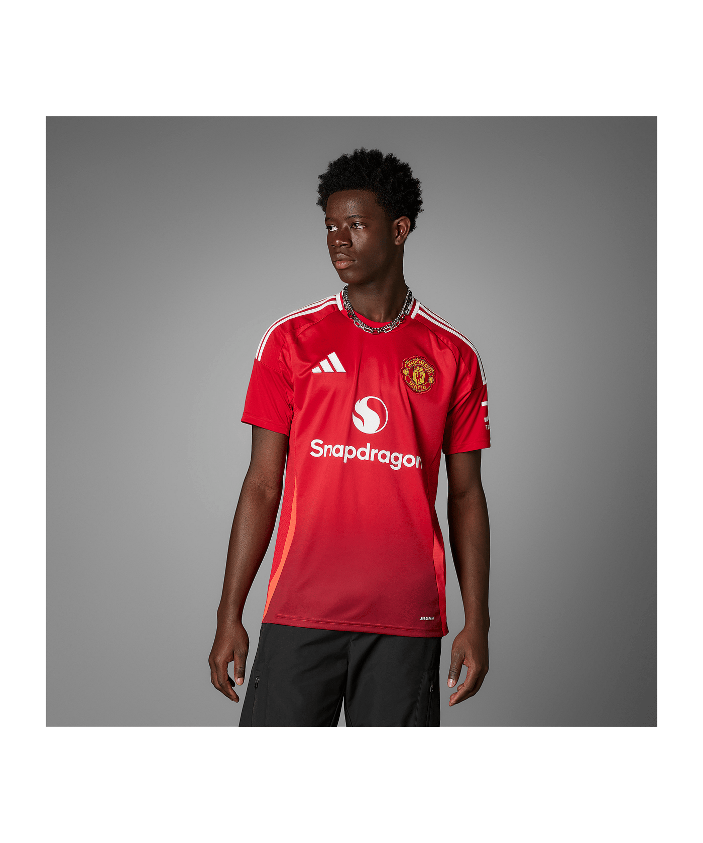 adidas Manchester United Trikot Home 2024/2025 Rot - rot